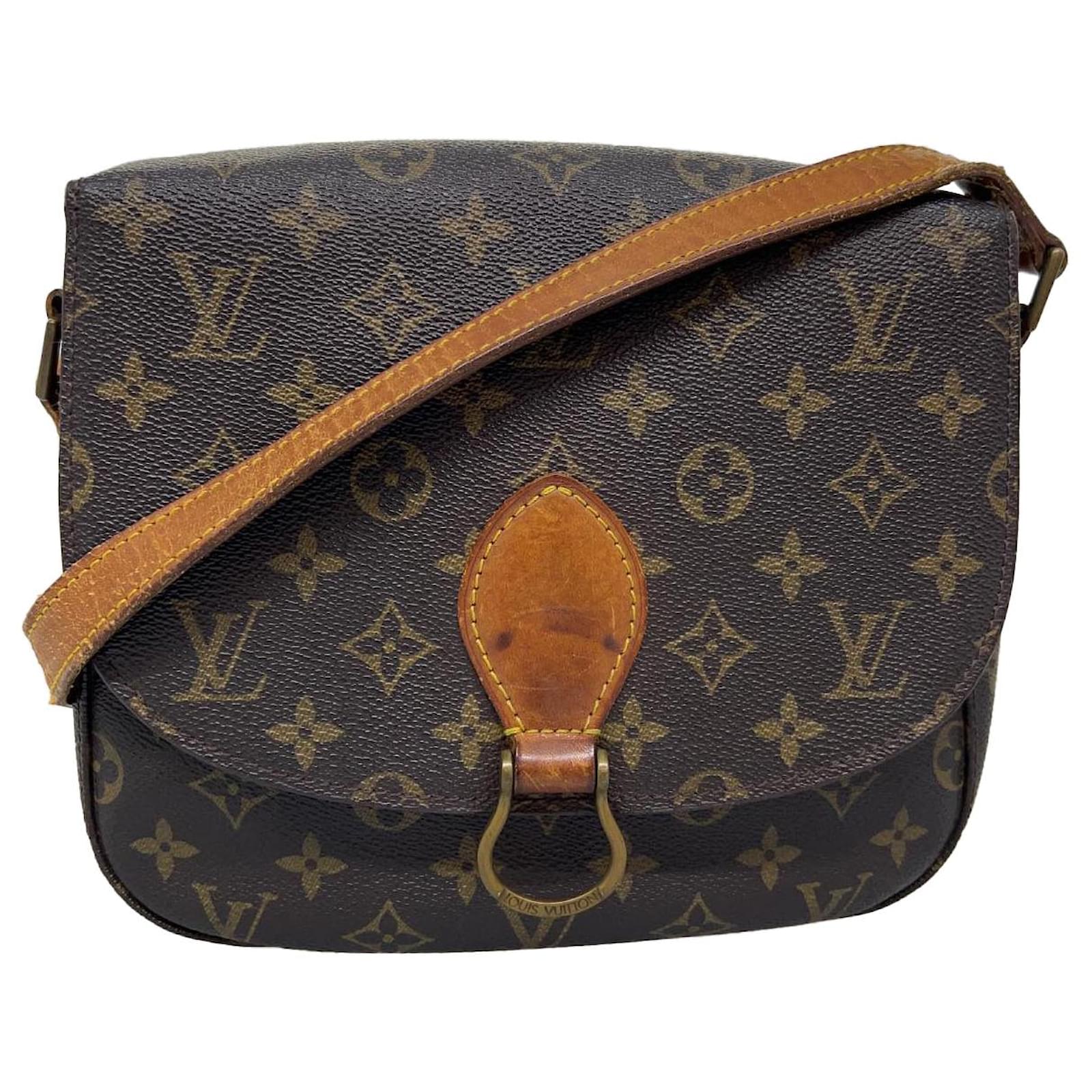 LOUIS VUITTON Monogram Saint Cloud GM Shoulder Bag M51242 LV Auth