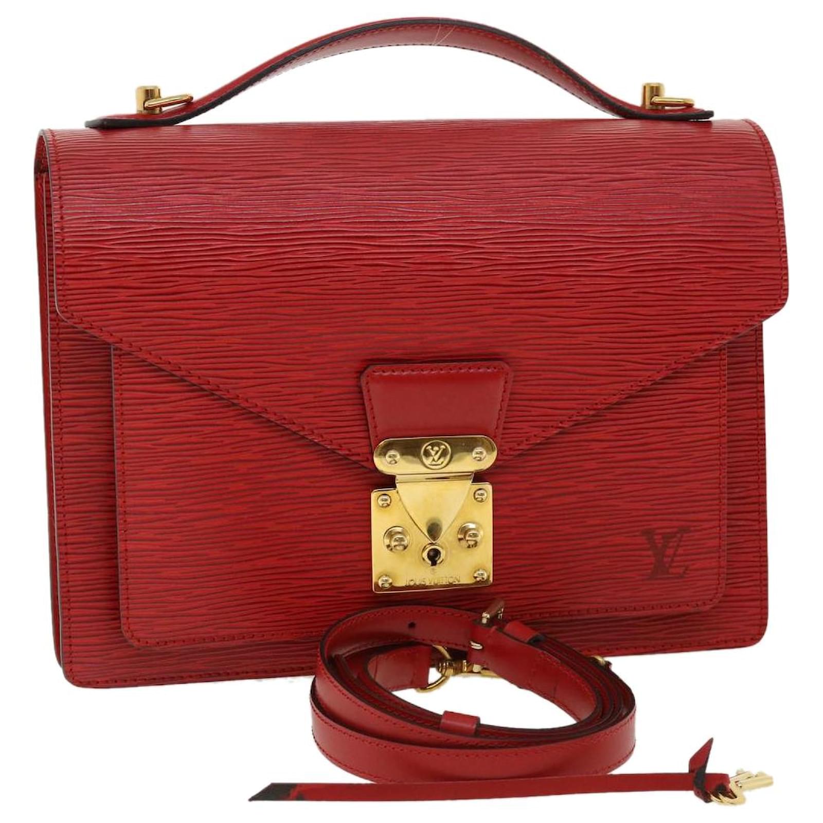 Louis Vuitton Monceau Handbag Epi Leather BB