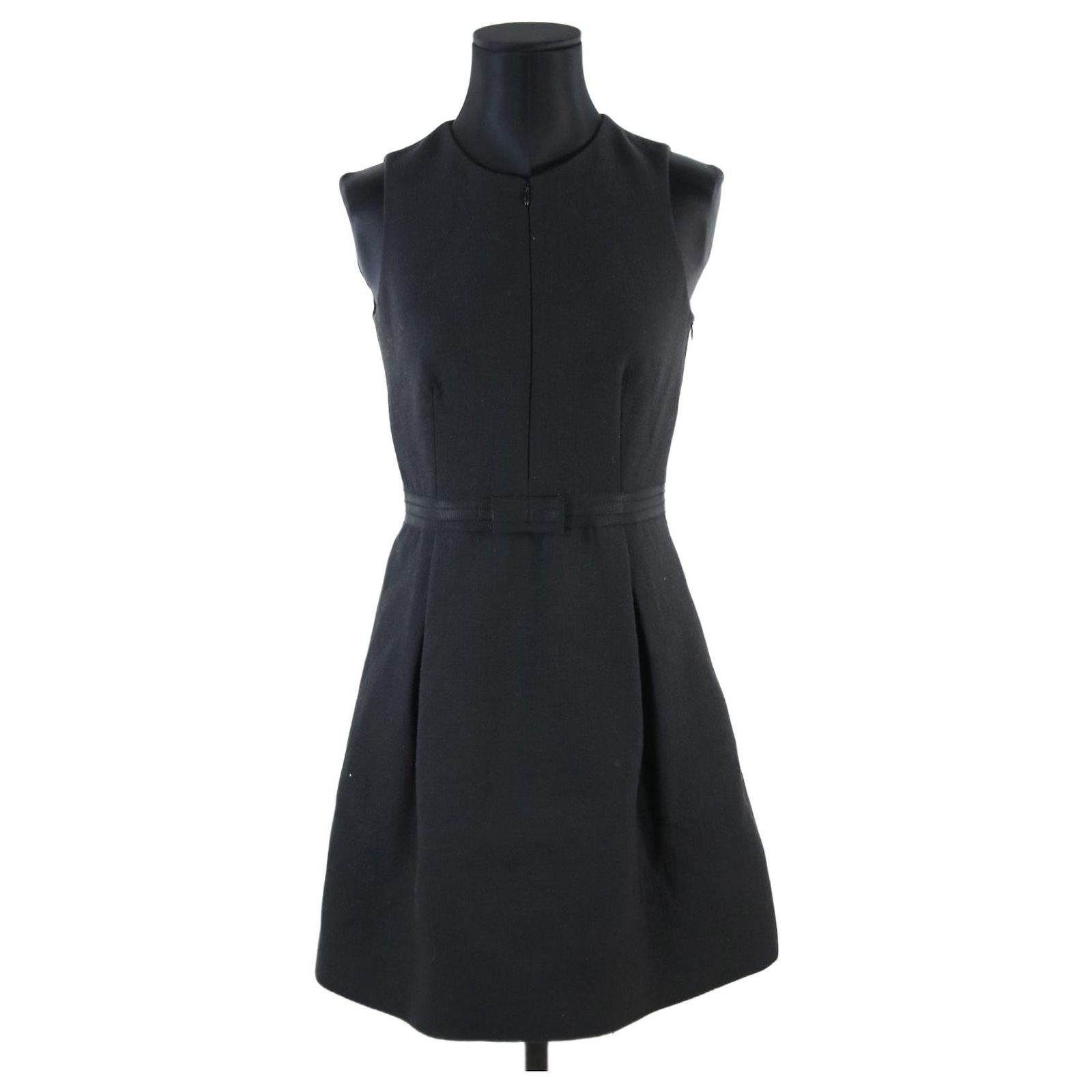 Robe Tara Jarmon 36 Laine Noir ref.JC711361 (Vendu) - Joli Closet