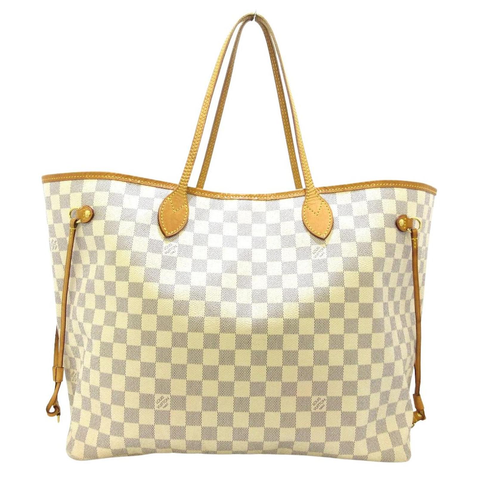 Louis Vuitton Neverfull GM White Cloth ref.711494 - Joli Closet