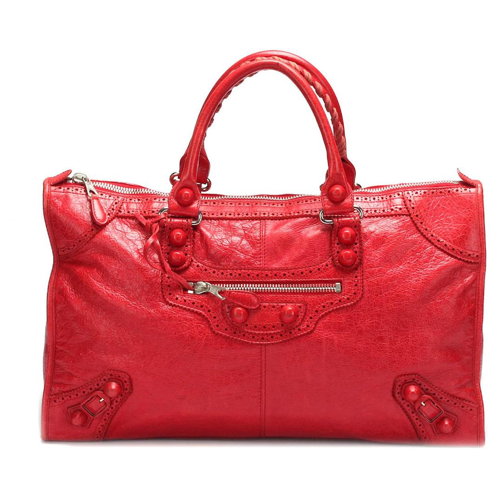 Balenciaga Giant Red Leather ref.711645 - Joli Closet