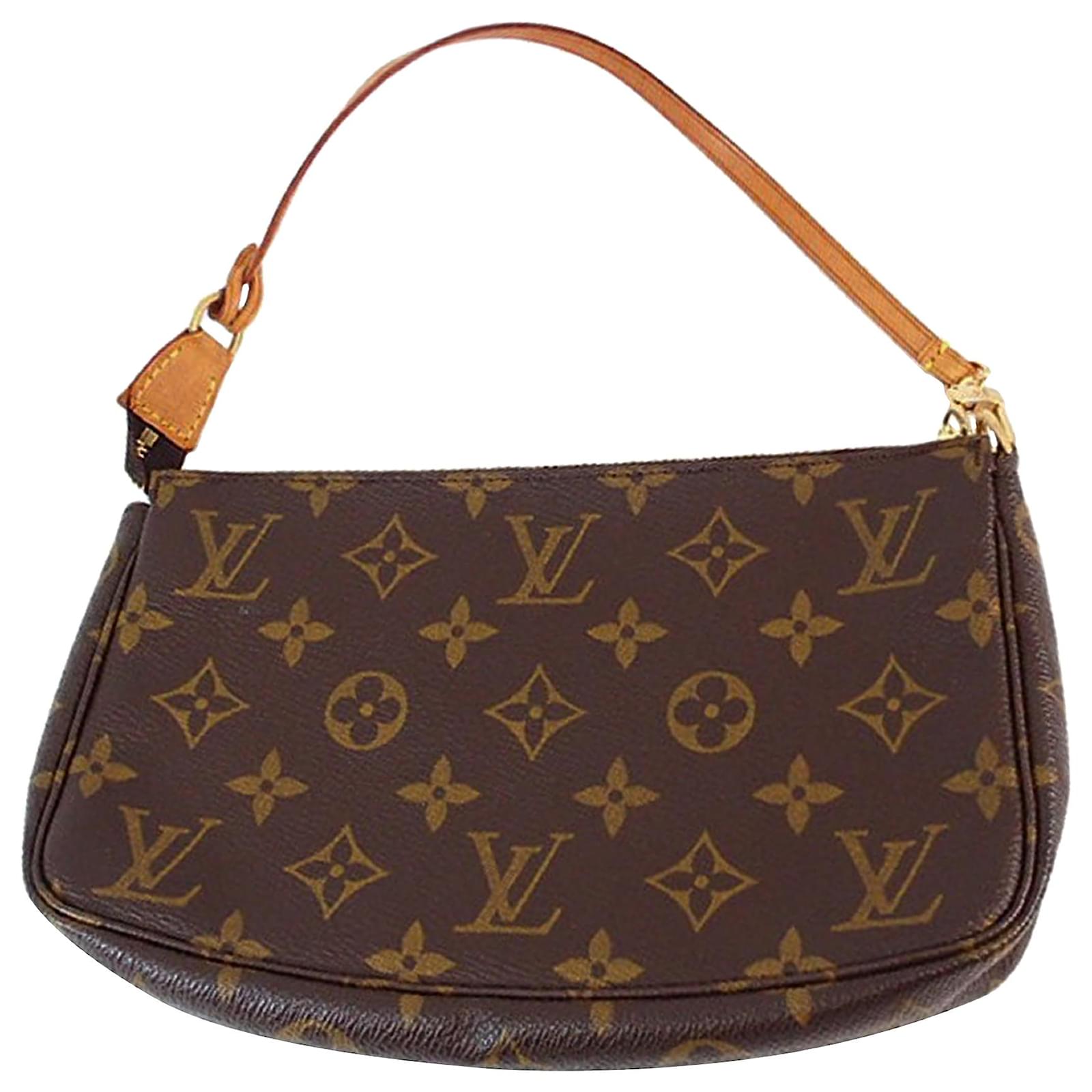 Louis Vuitton Brown Monogram Pochette Accessoires Cloth ref.711749 - Joli  Closet