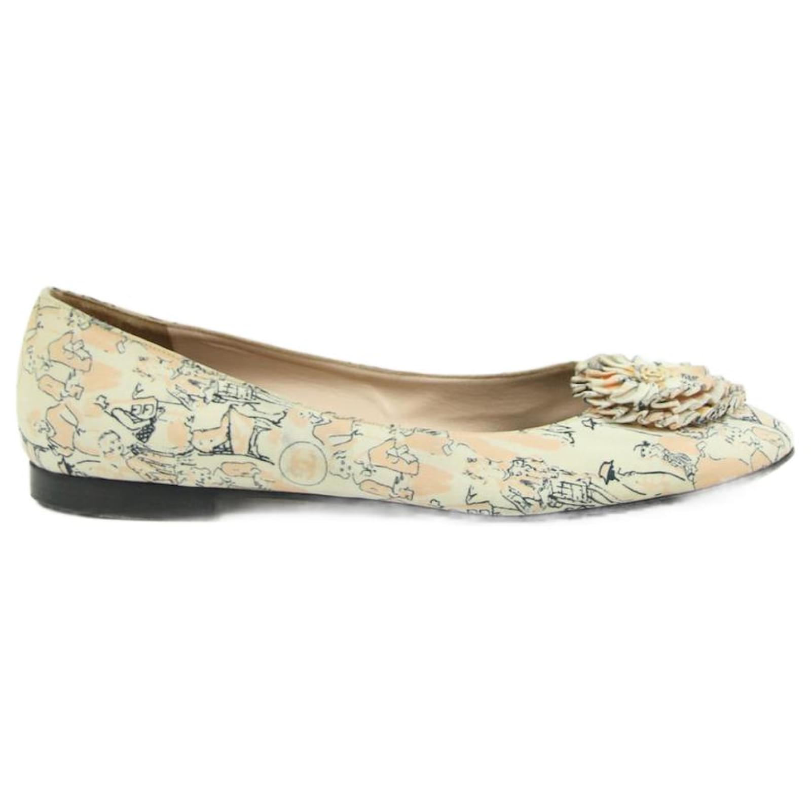 Chanel Ballerinas 39 Beige Ref.712344 - Joli Closet