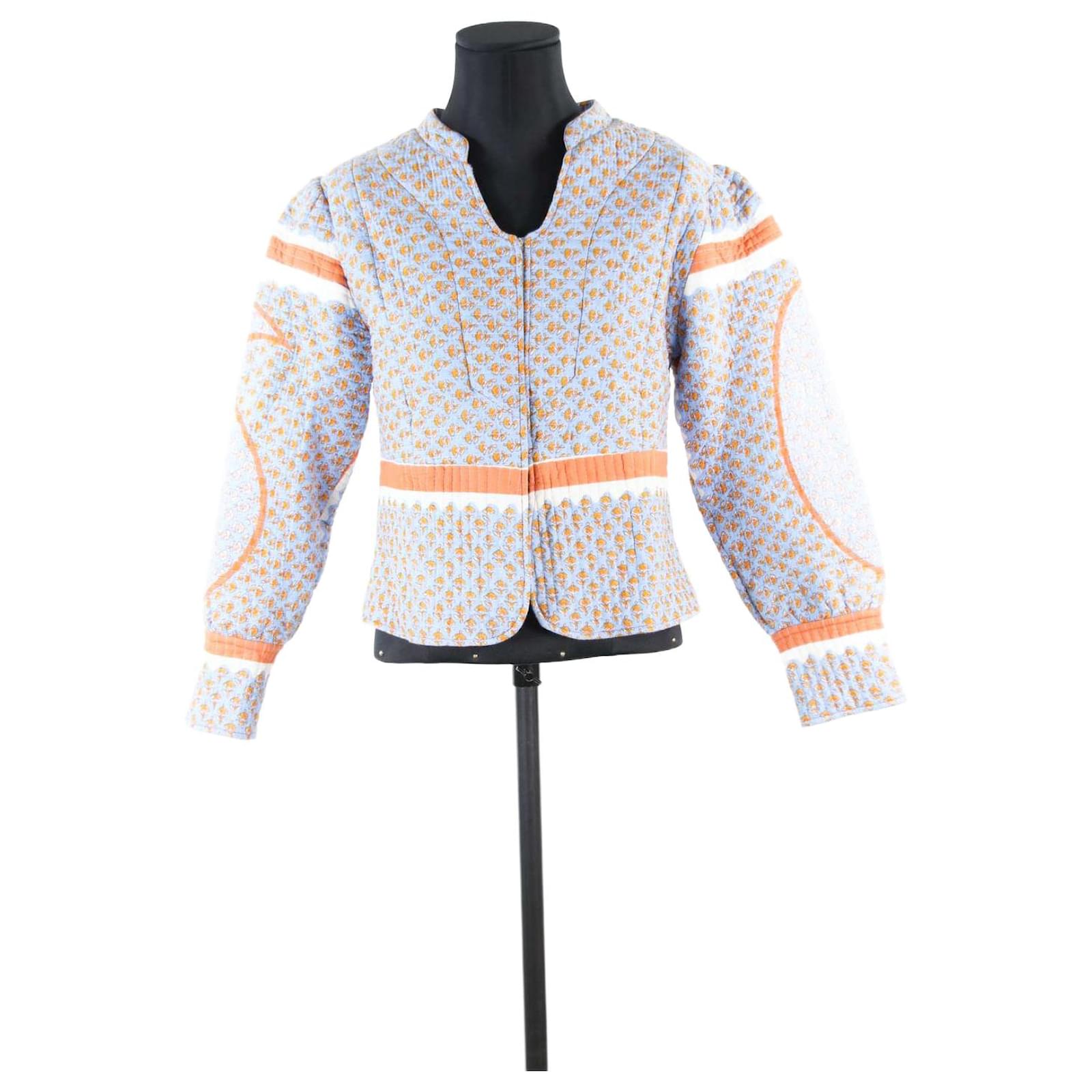 Antik Batik Jacket 36 Blue Cotton ref.712371 Joli Closet