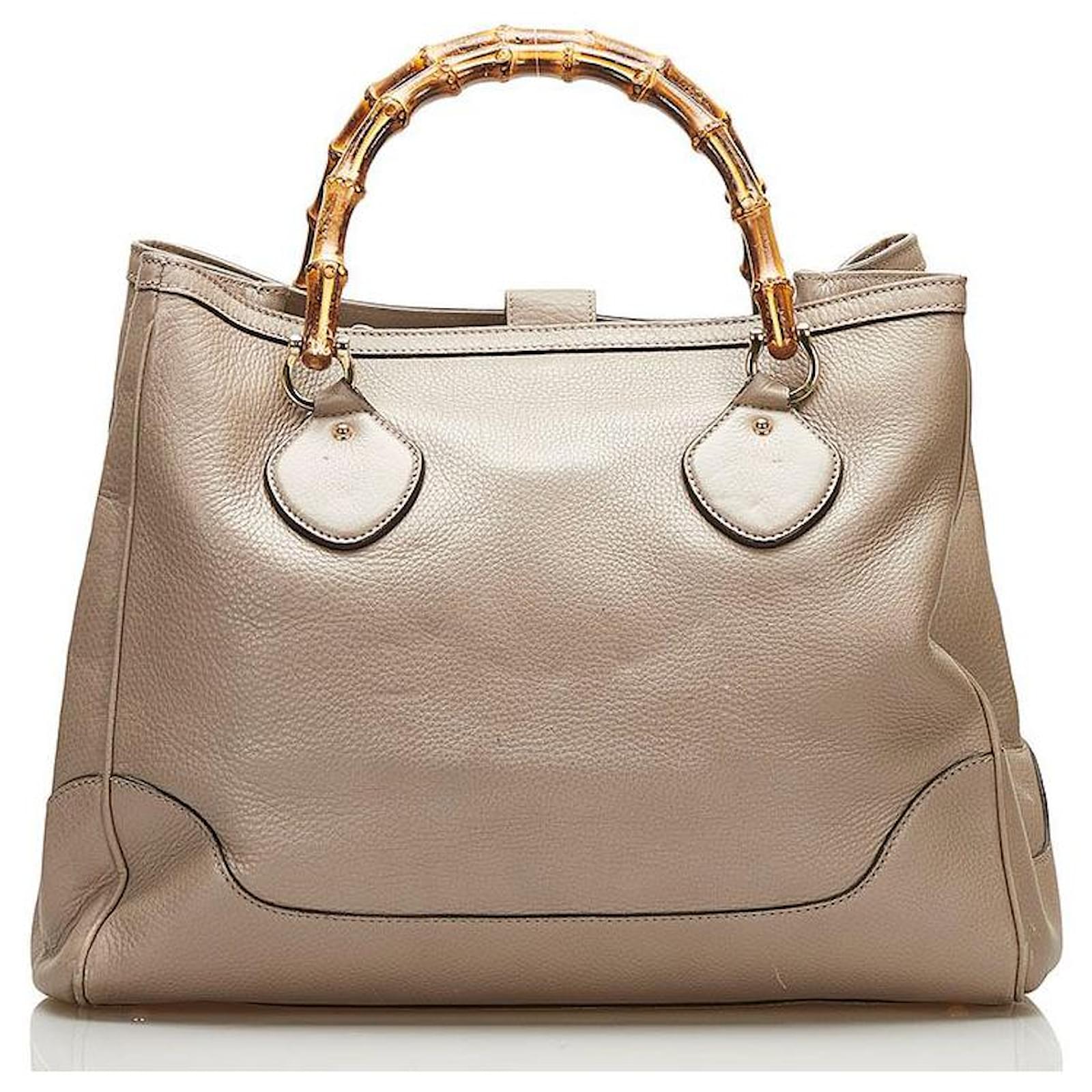 Diana Bamboo leather tote