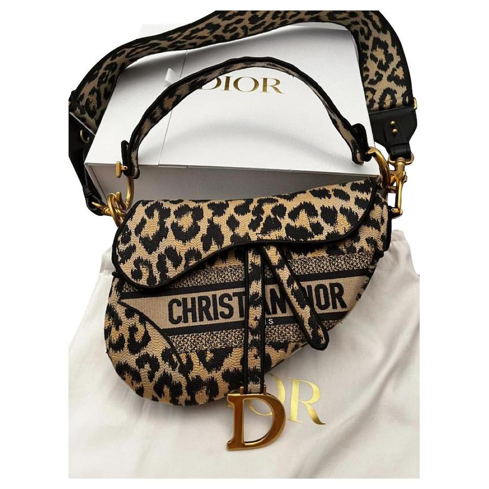 Dior Grey/White Oblique Embroidered Canvas Saddle Bag Dior | The Luxury  Closet