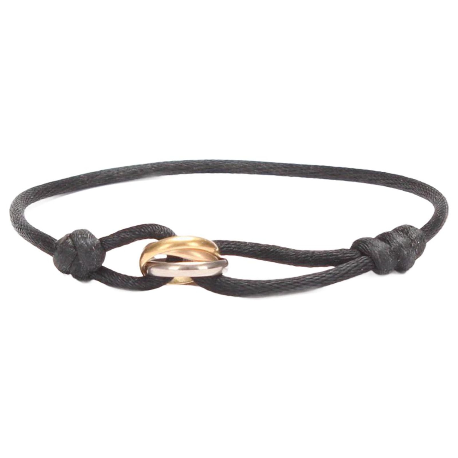 Bracciale Paracord Micro Cord Intrecciato Fatto A Mano - Nero/Azzurro 550 Lb - Atwood Rope - Prodotto USA