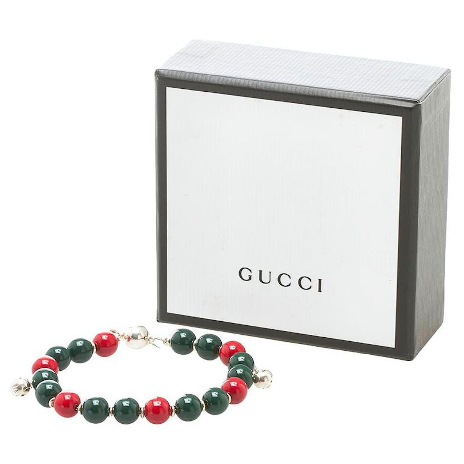 gucci Bracelet Boule Britt multicolore Argent Métal ref.713241 Joli