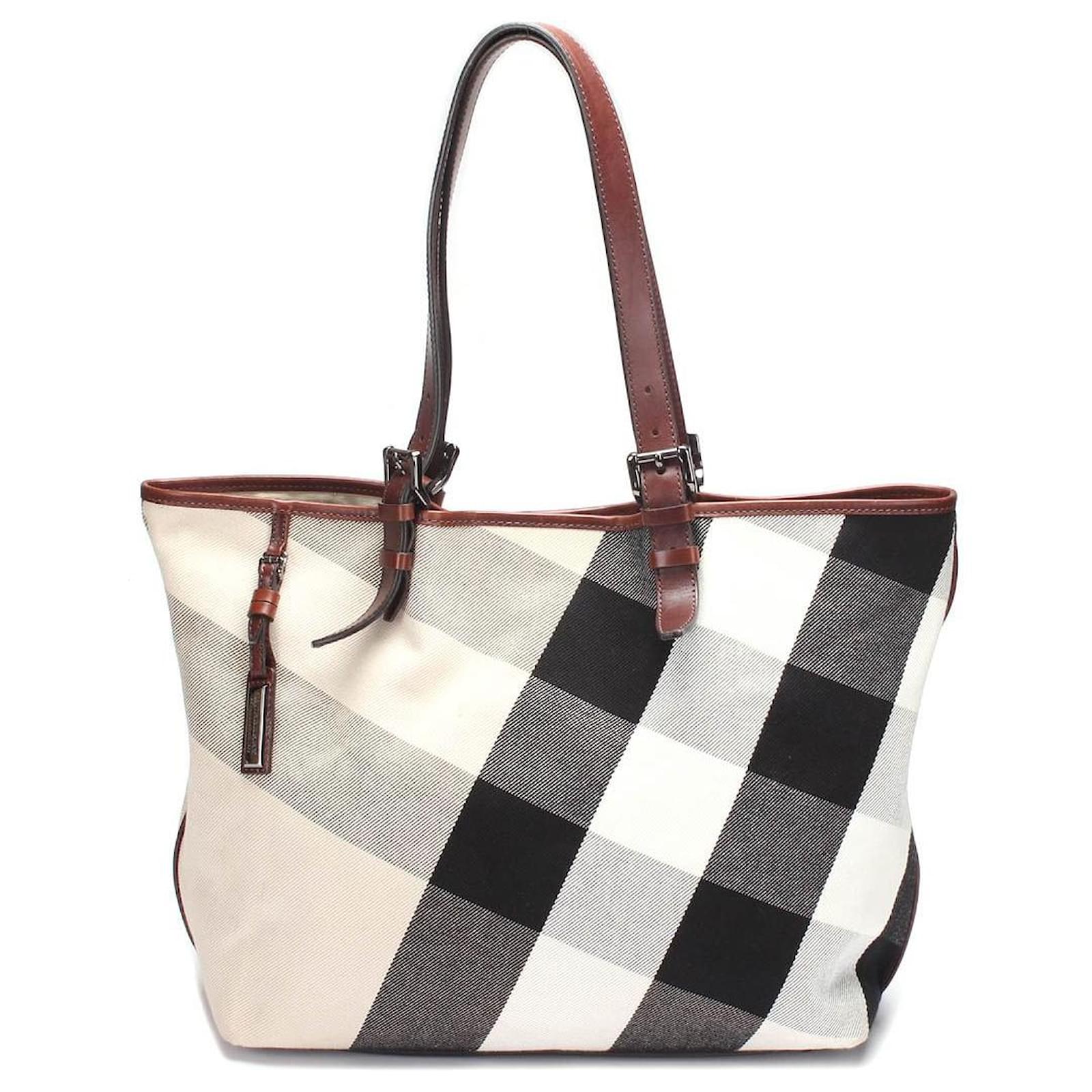 Burberry Smoked Check Tote Bags for Women