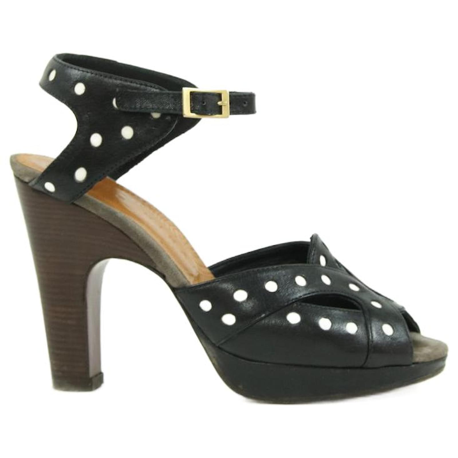 Chie Mihara pumps 36 Black Leather ref.713659 Joli Closet