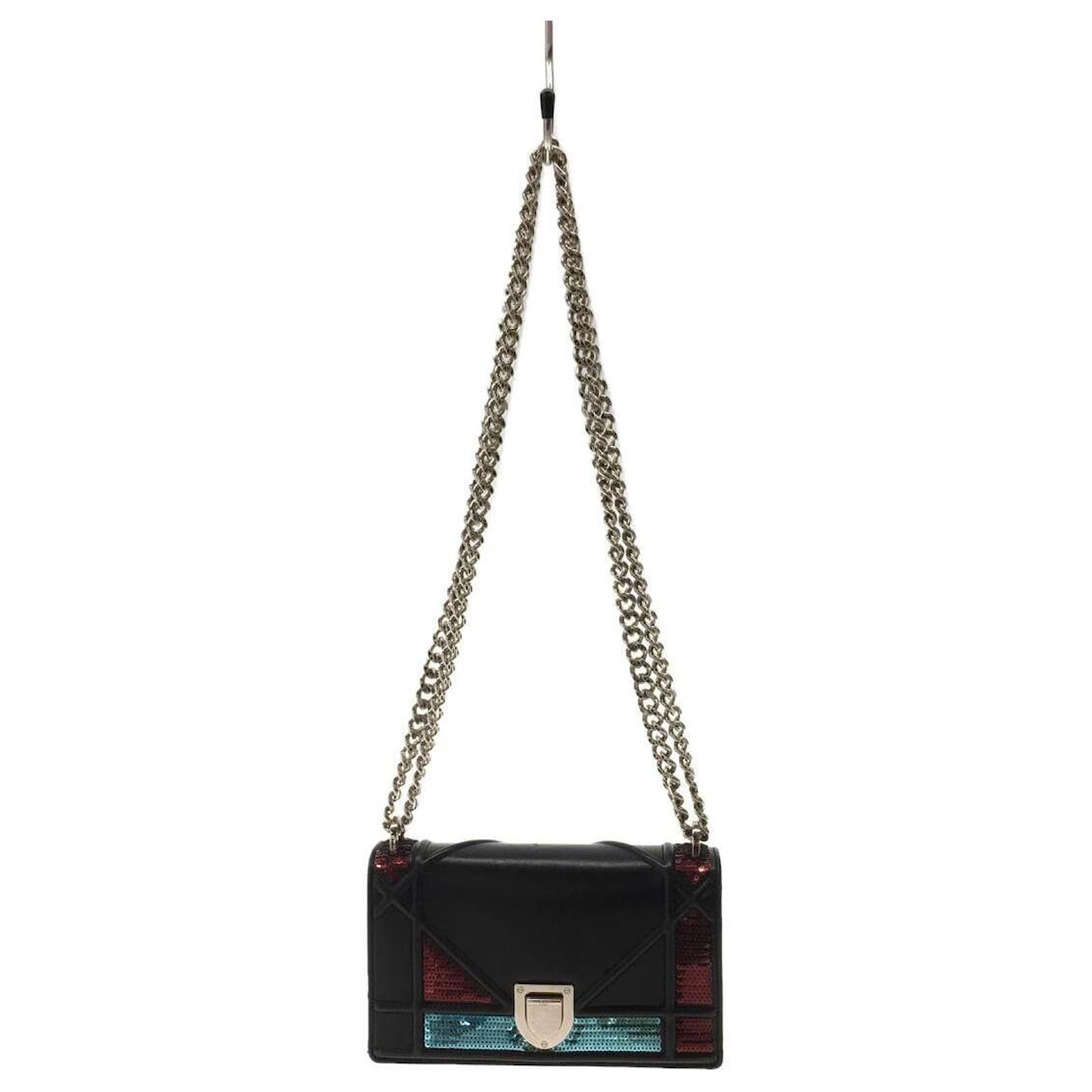 Dior Metallic Diorama Shoulder Bag