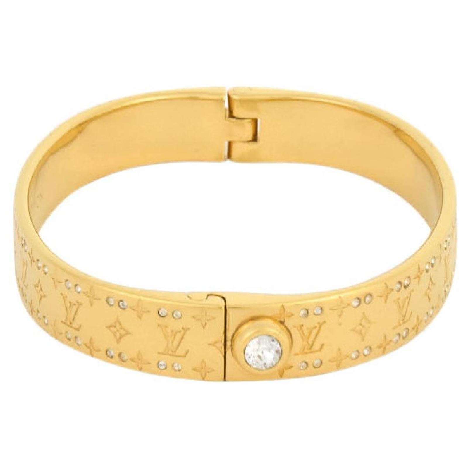 Louis Vuitton Nanogram Bracelet Yellow Gold-plated ref.715162 - Joli Closet