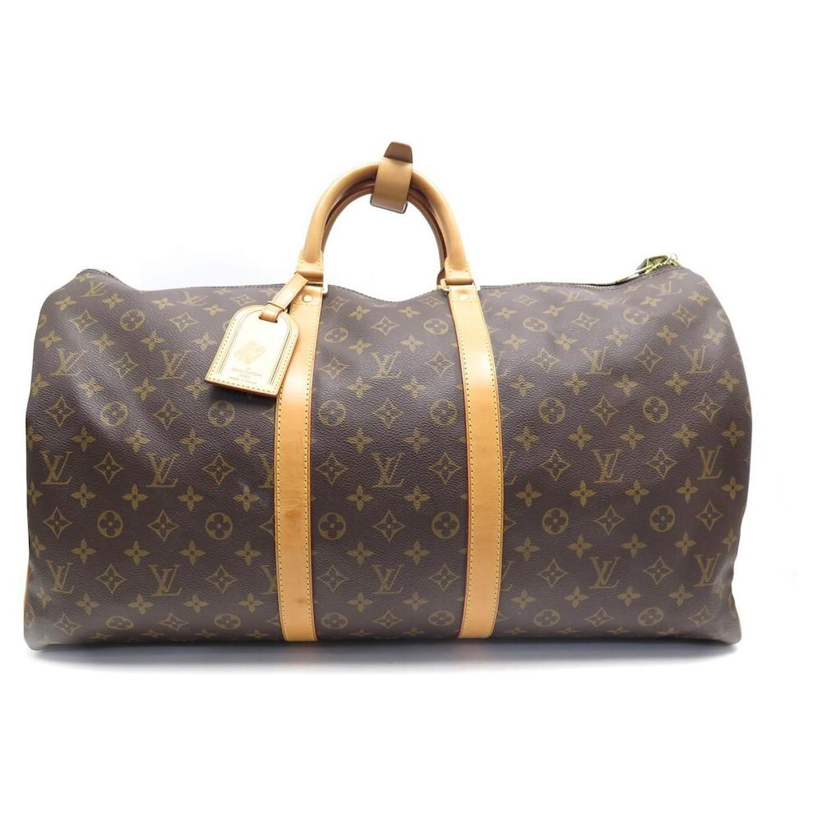 Louis Vuitton Keepall Travel Bag 55 MONOGRAM CANVAS BROWN M41424 BAGS Cloth  ref.715484 - Joli Closet