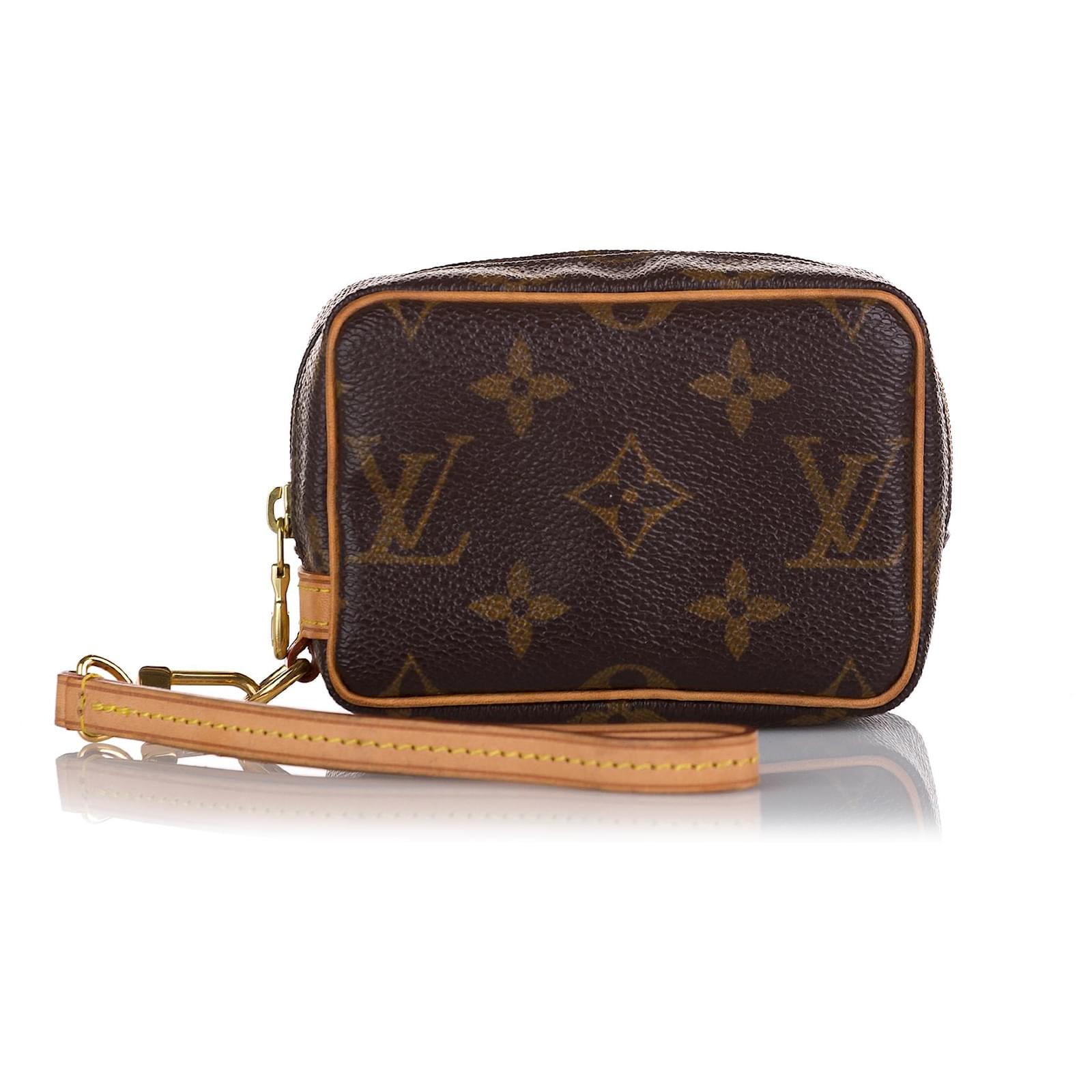 Louis Vuitton Brown Monogram Trousse Wapity Cloth ref.831515