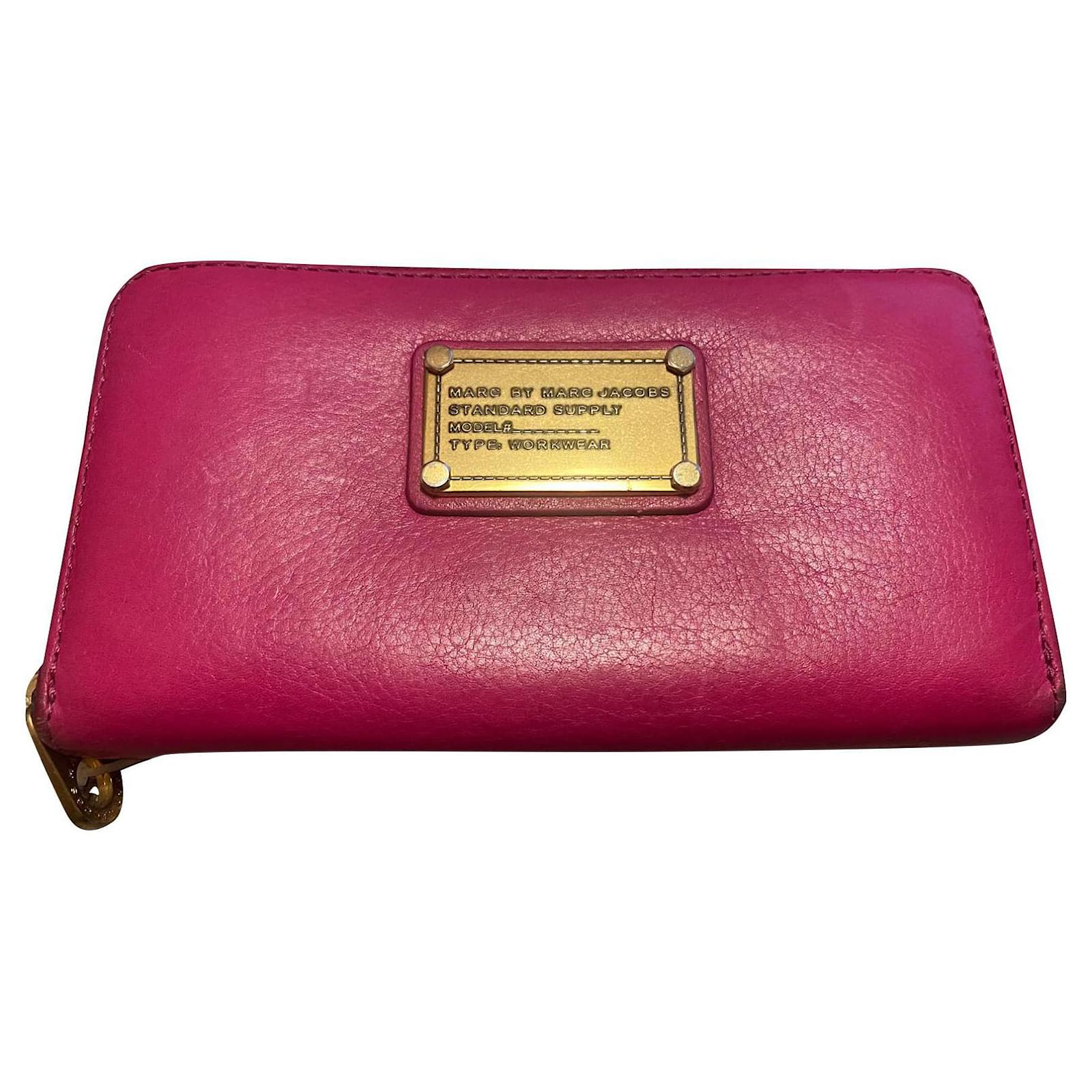 Wallet Marc By Fuschia Leather ref.715978 - Closet