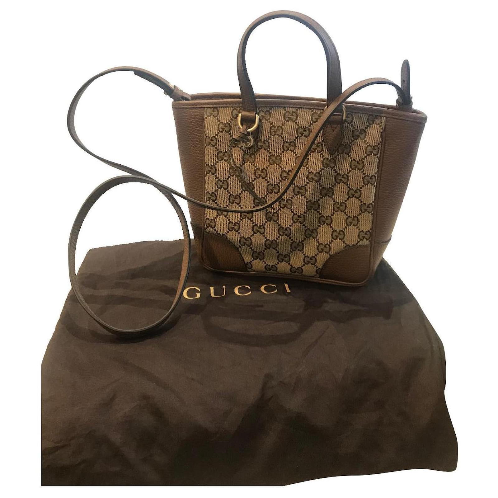 Gucci Handbags Brown Leather ref.716525 Joli Closet