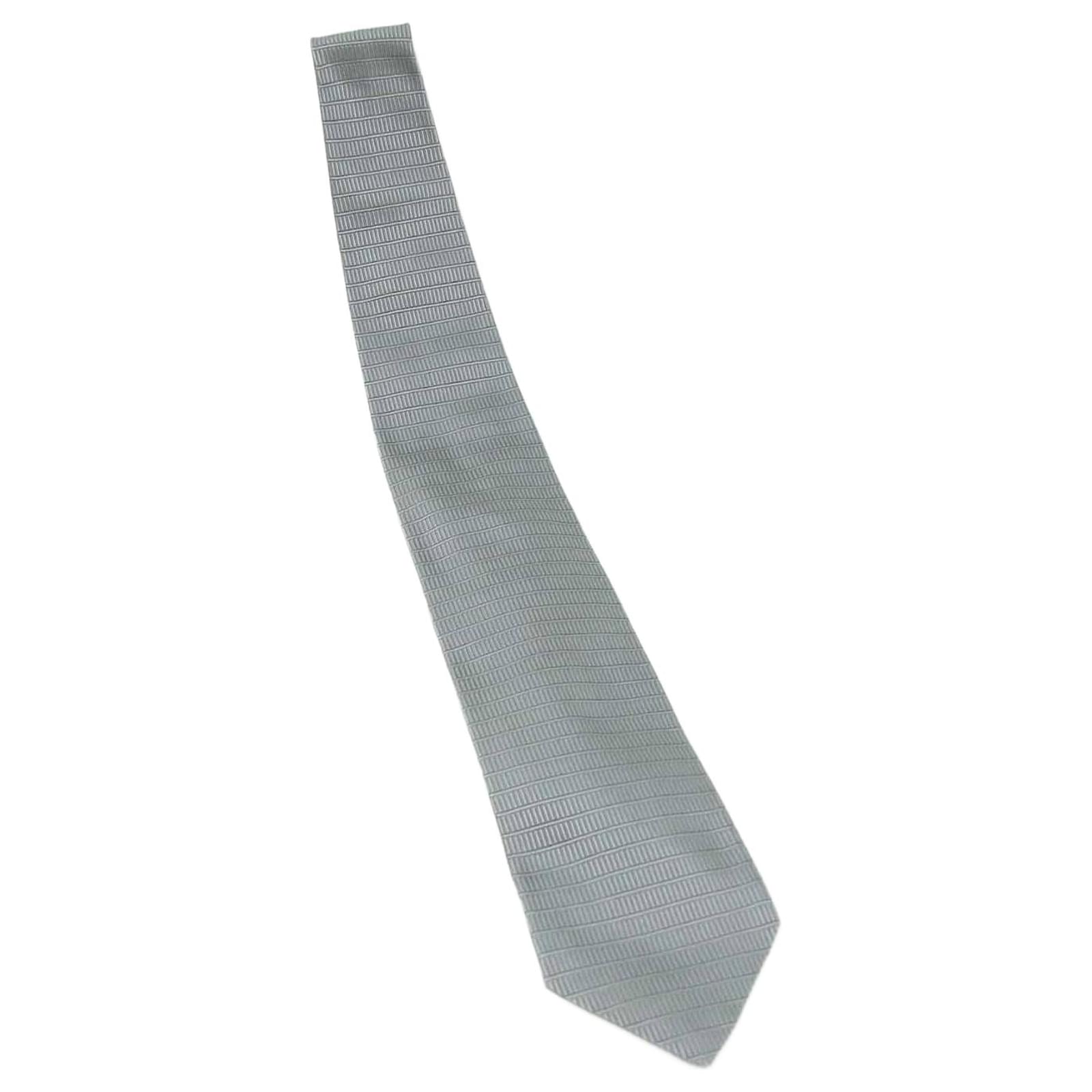 Bulgari BVLGARI Ties Grey Silk  - Joli Closet