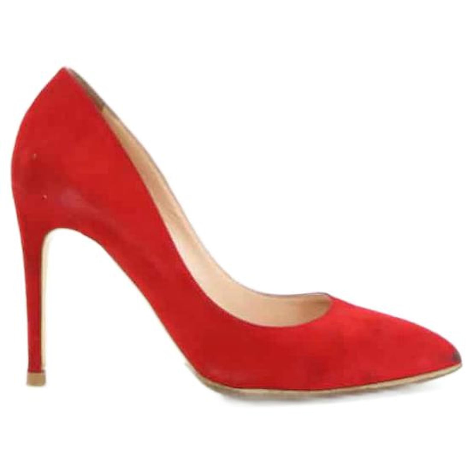 Rupert Sanderson pumps 37 Red Deerskin ref.716983 Joli Closet