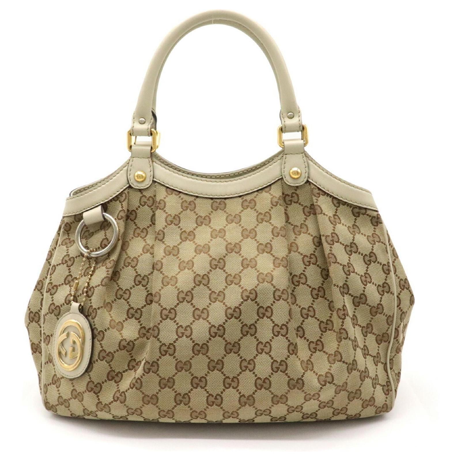 Gucci Sukey Beige Cloth Ref717466 Joli Closet