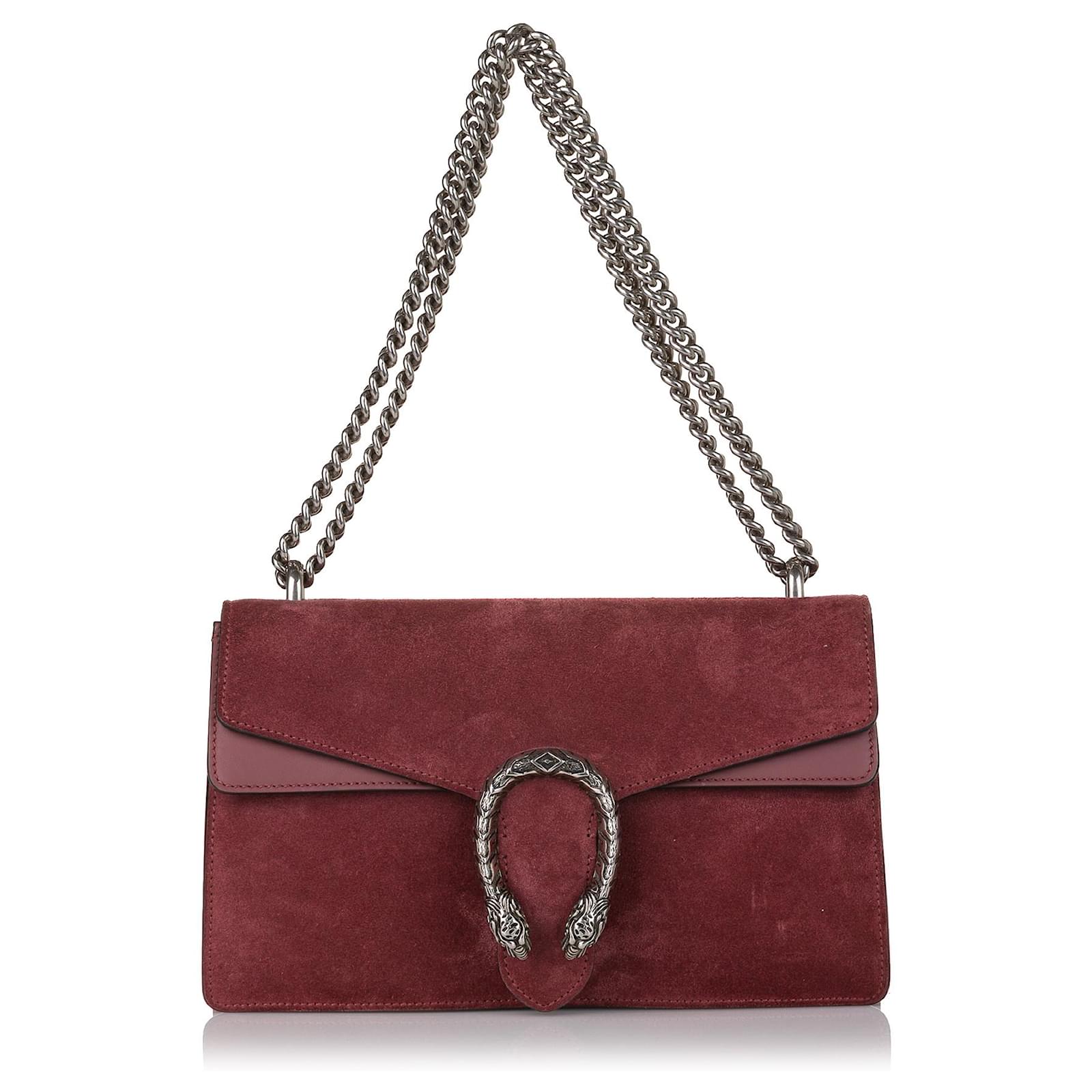 Gucci Red Dionysus Suede Shoulder Bag