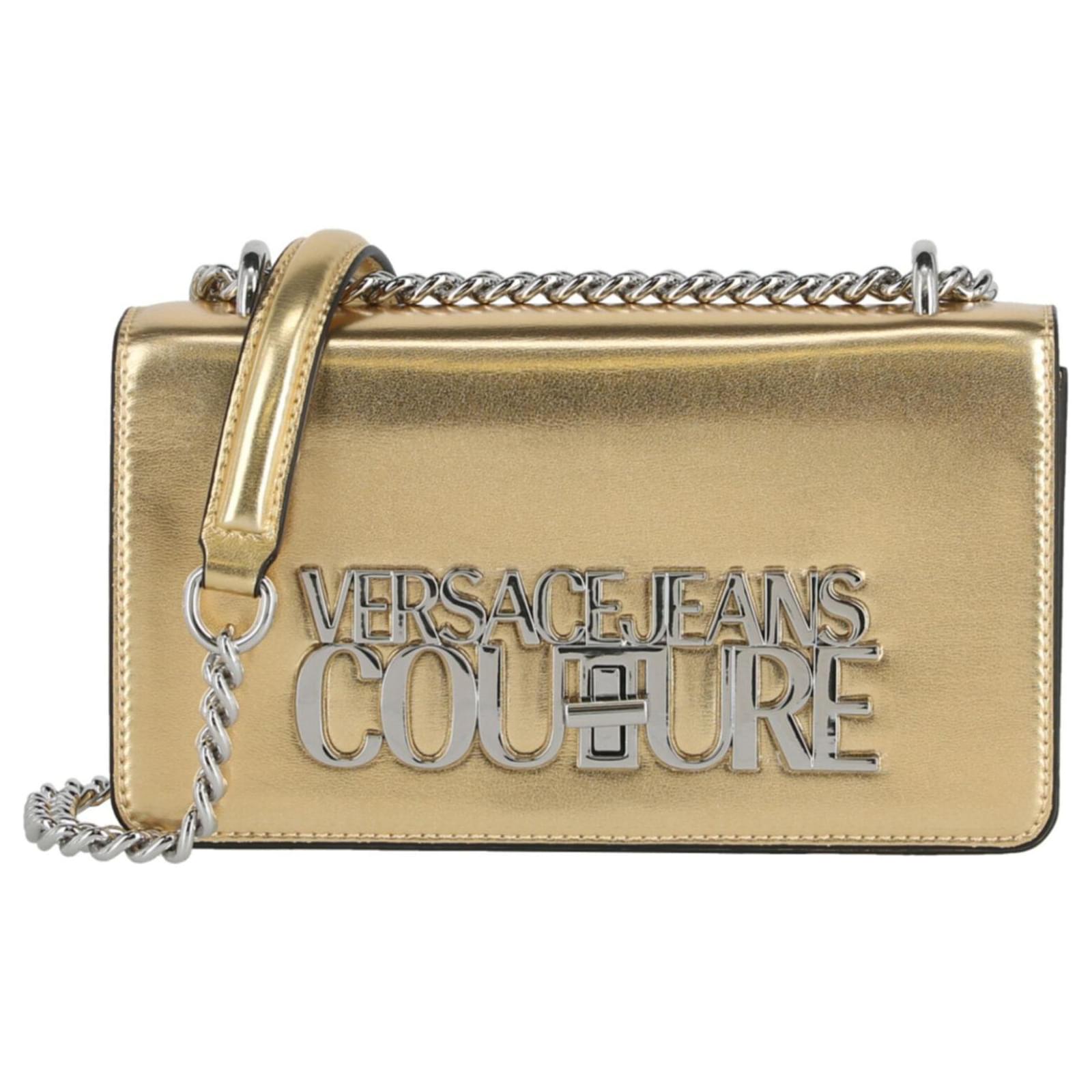 Versace Jeans Couture Versace Jeans Metallic Logo Crossbody Bag