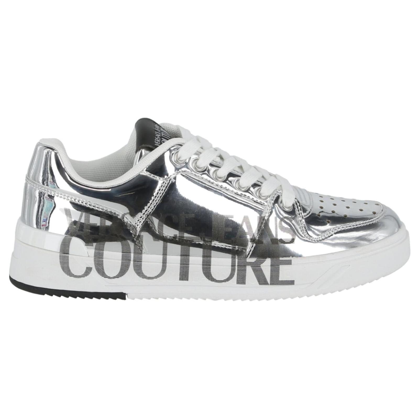 Geox D SPHERICA - Baskets basses - silver/optic white/argenté