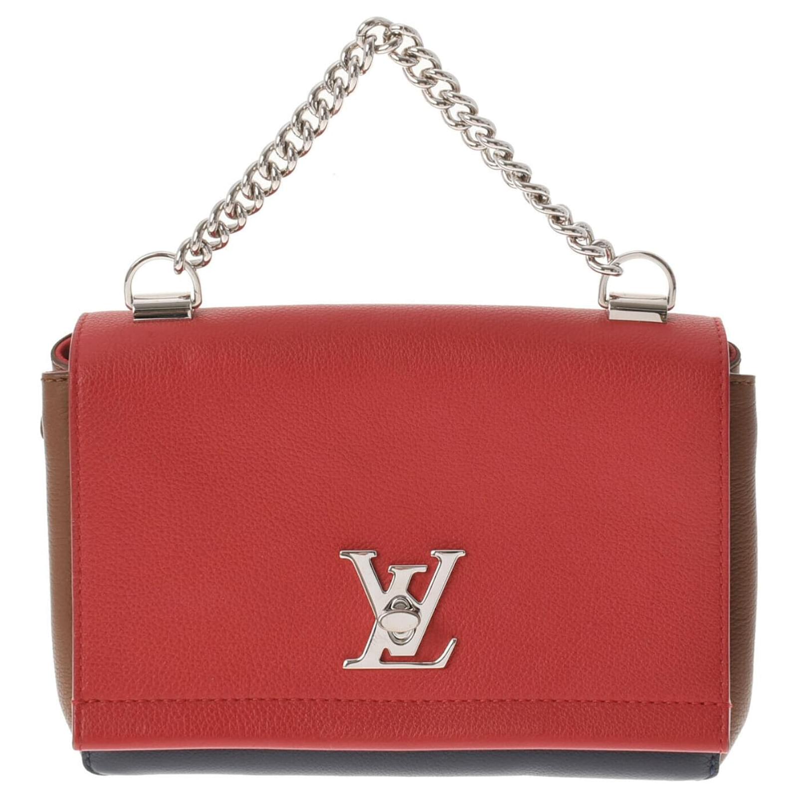Louis Vuitton Lockme II BB Red Leather Crossbody Bag. Excellent!!!