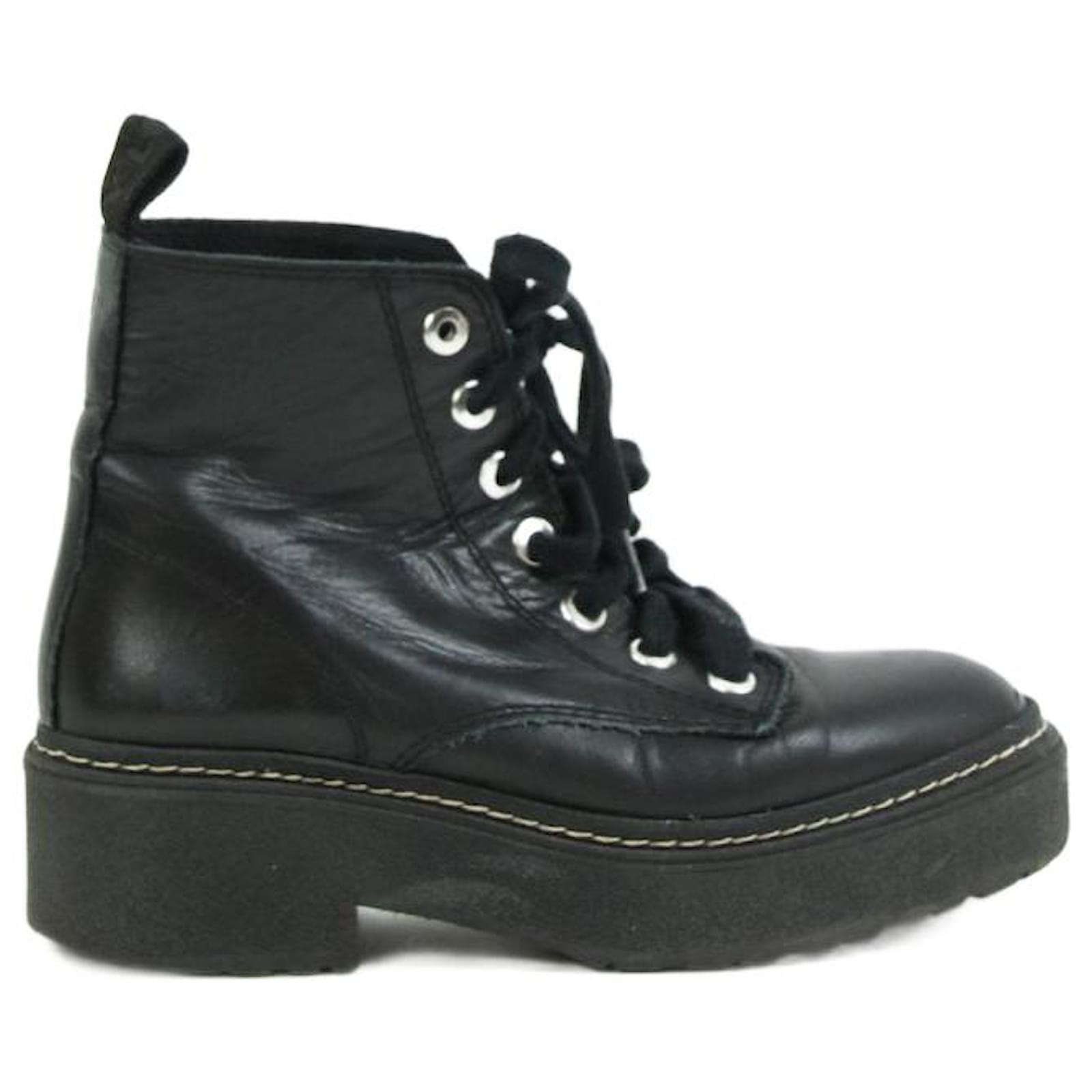 Bimba Lola Bimba und Lola Stiefel 37 Schwarz Leder ref.718487