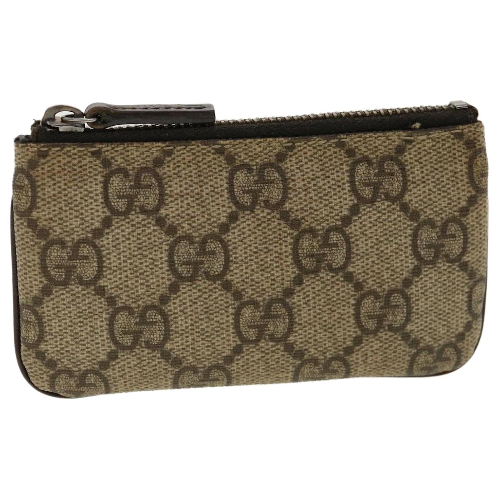 Ophidia GG key pouch in Beige Guccissima Leather | GUCCI® SI