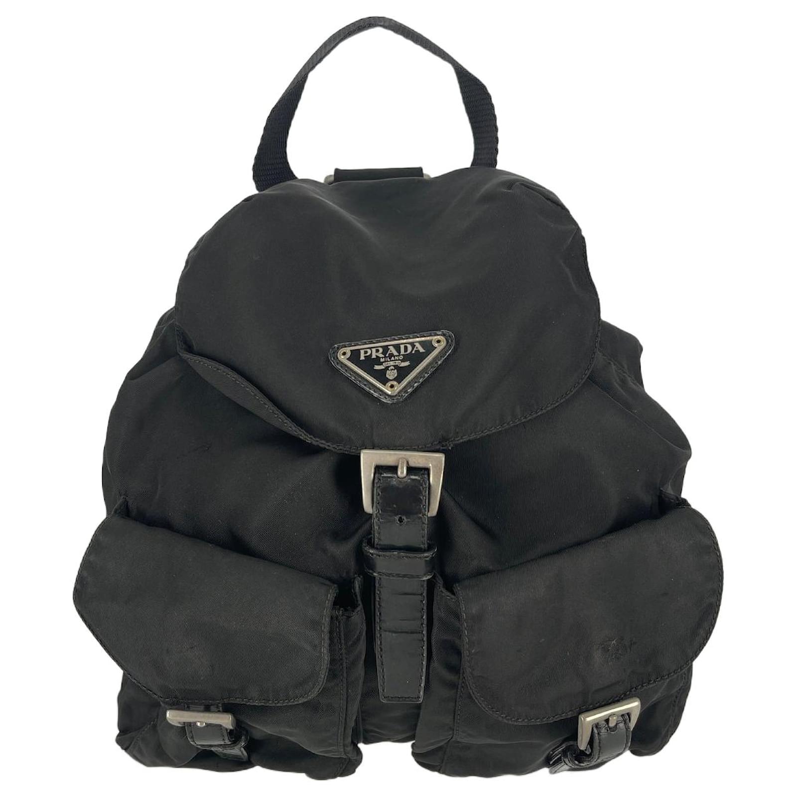Prada Black Nylon Small Backpack ref.718571 - Joli Closet