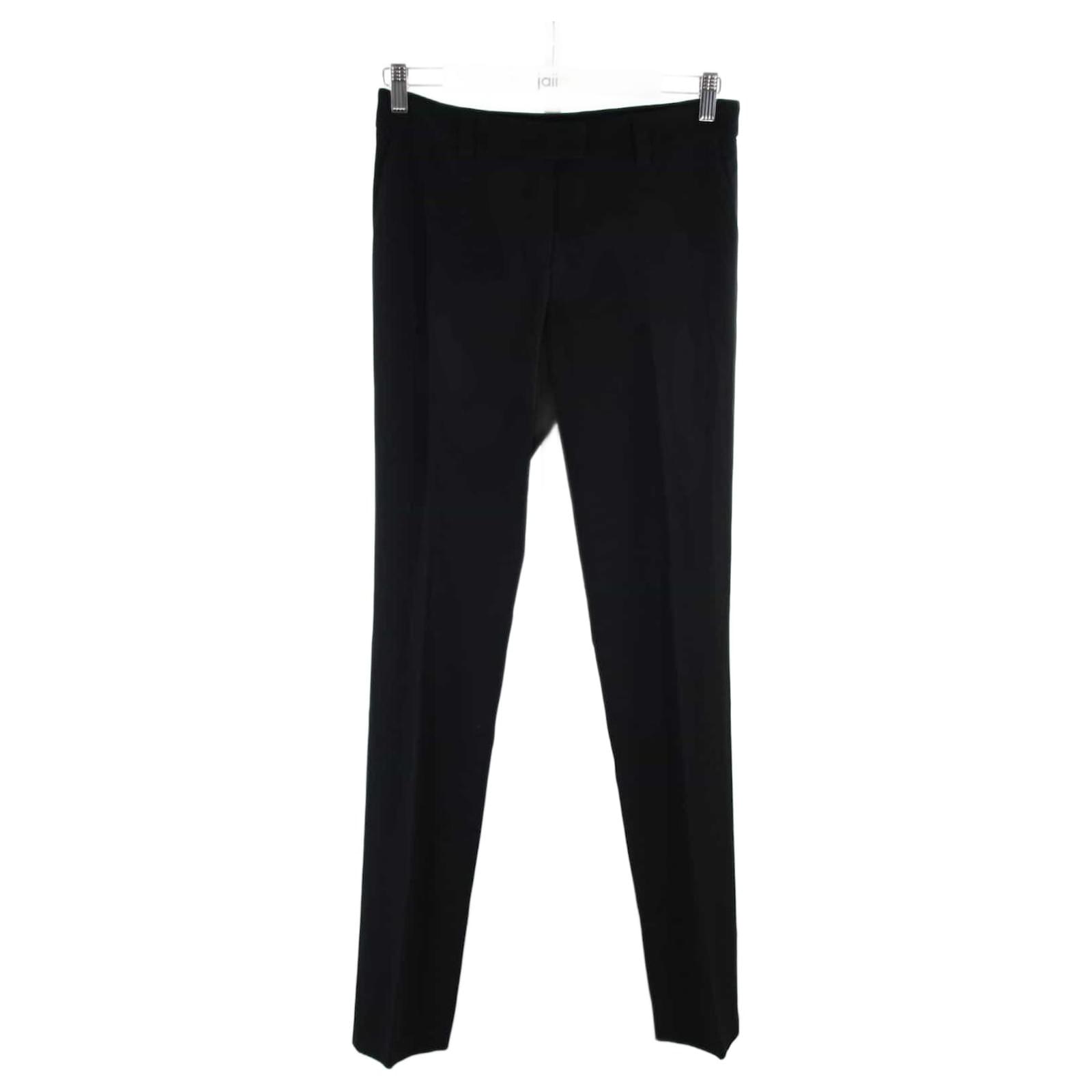 Red Valentino trousers 38 Black Viscose ref.718576 - Joli Closet