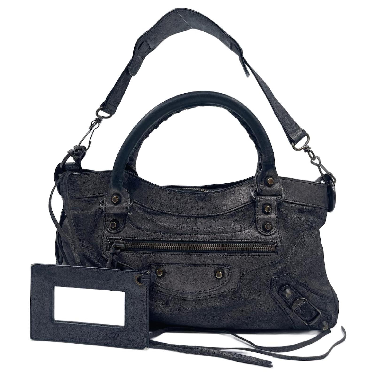 Balenciaga Gray Lamb Ovis Aries Aries Shoulder Bag main image 0