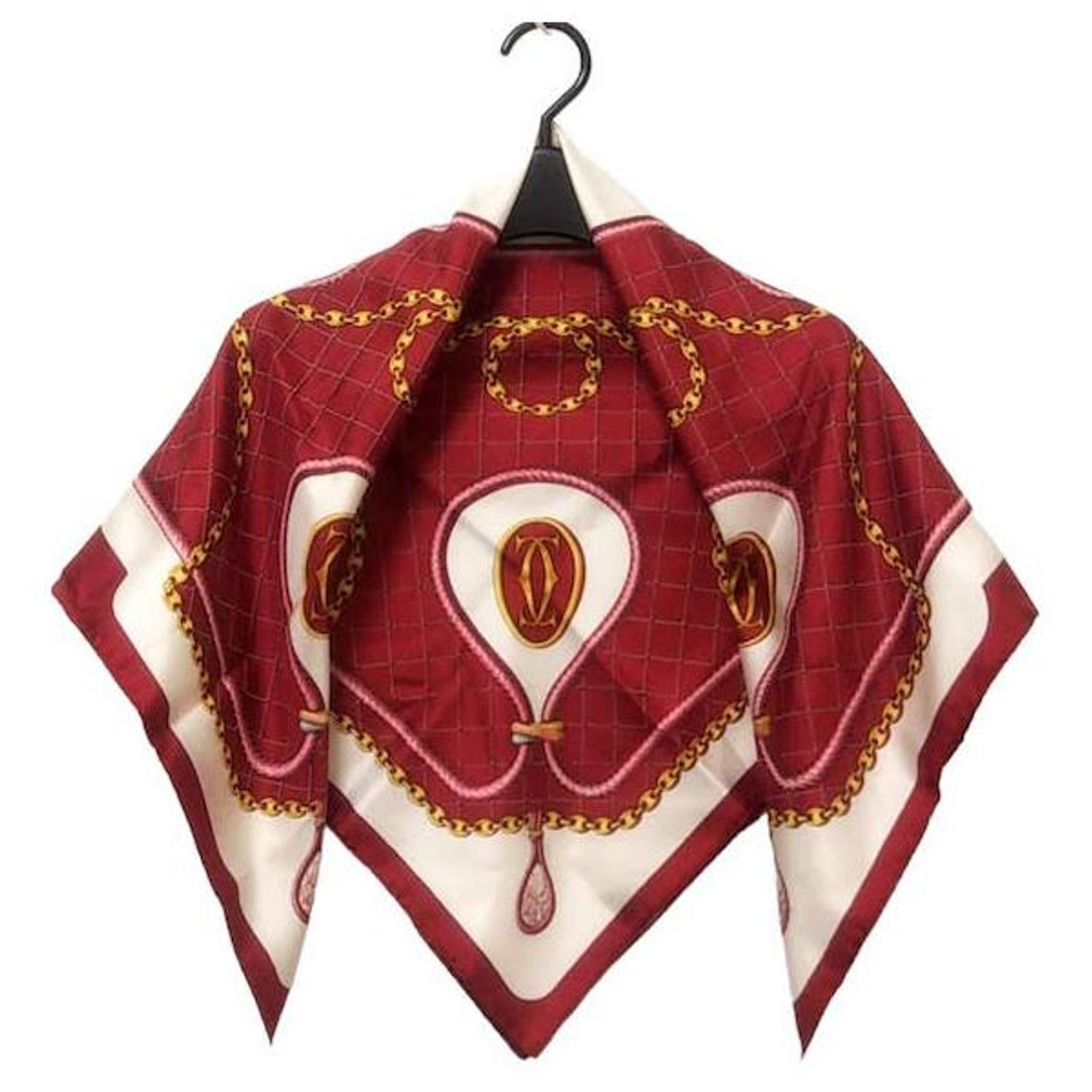 Lot De Carrés De Soie Vintage Femme - Motifs Multicolores - à Identifier - Occasion
