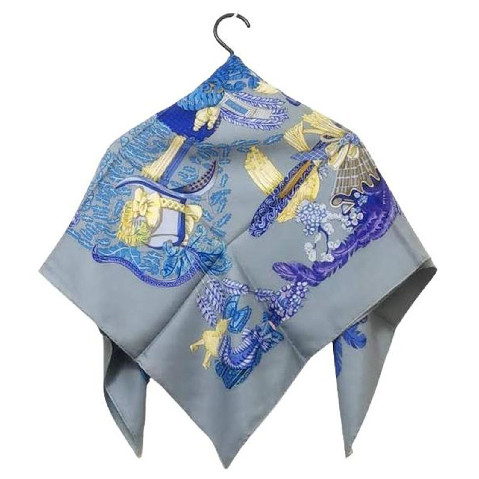 Carré Hermès 90 "La Vallée De Cristal" 100% Soie - Multicolore - Neuf Avec étiquette Et Boîte