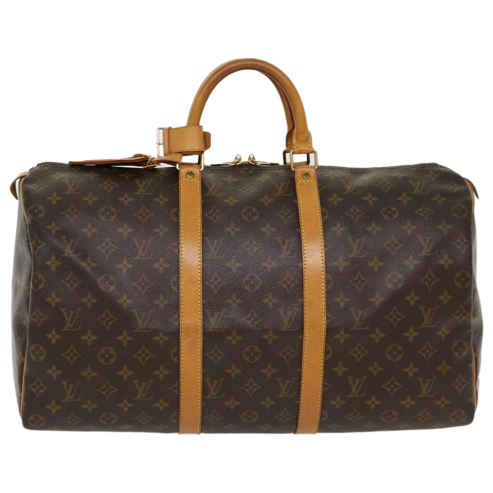 Louis Vuitton Monogram Keepall 50 Boston Bag M41426 LV Auth pt5173 ...