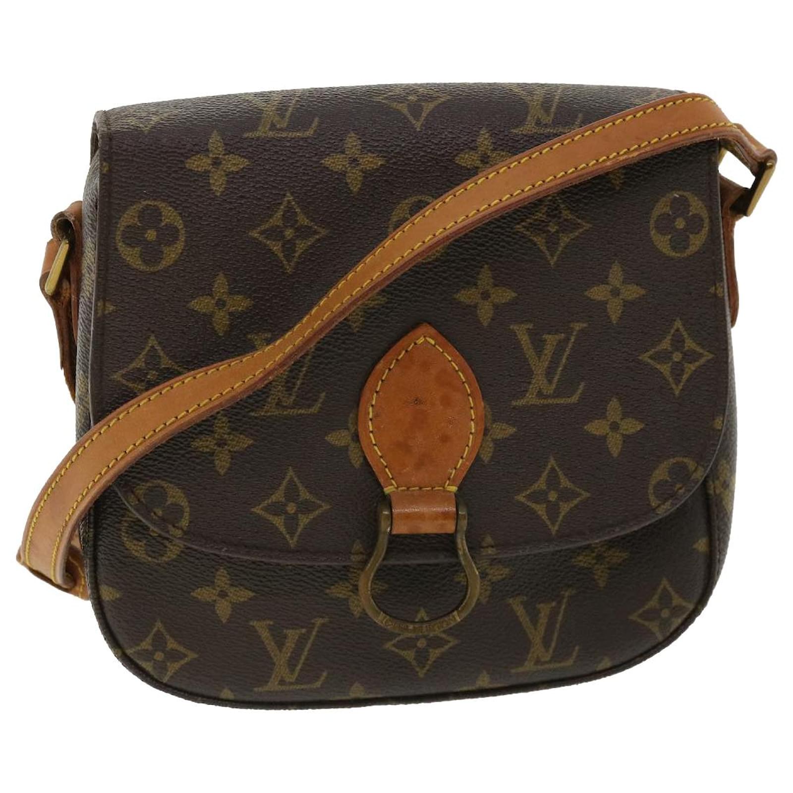 LOUIS VUITTON Monogram Saint Cloud PM Shoulder Bag M51244 LV Auth