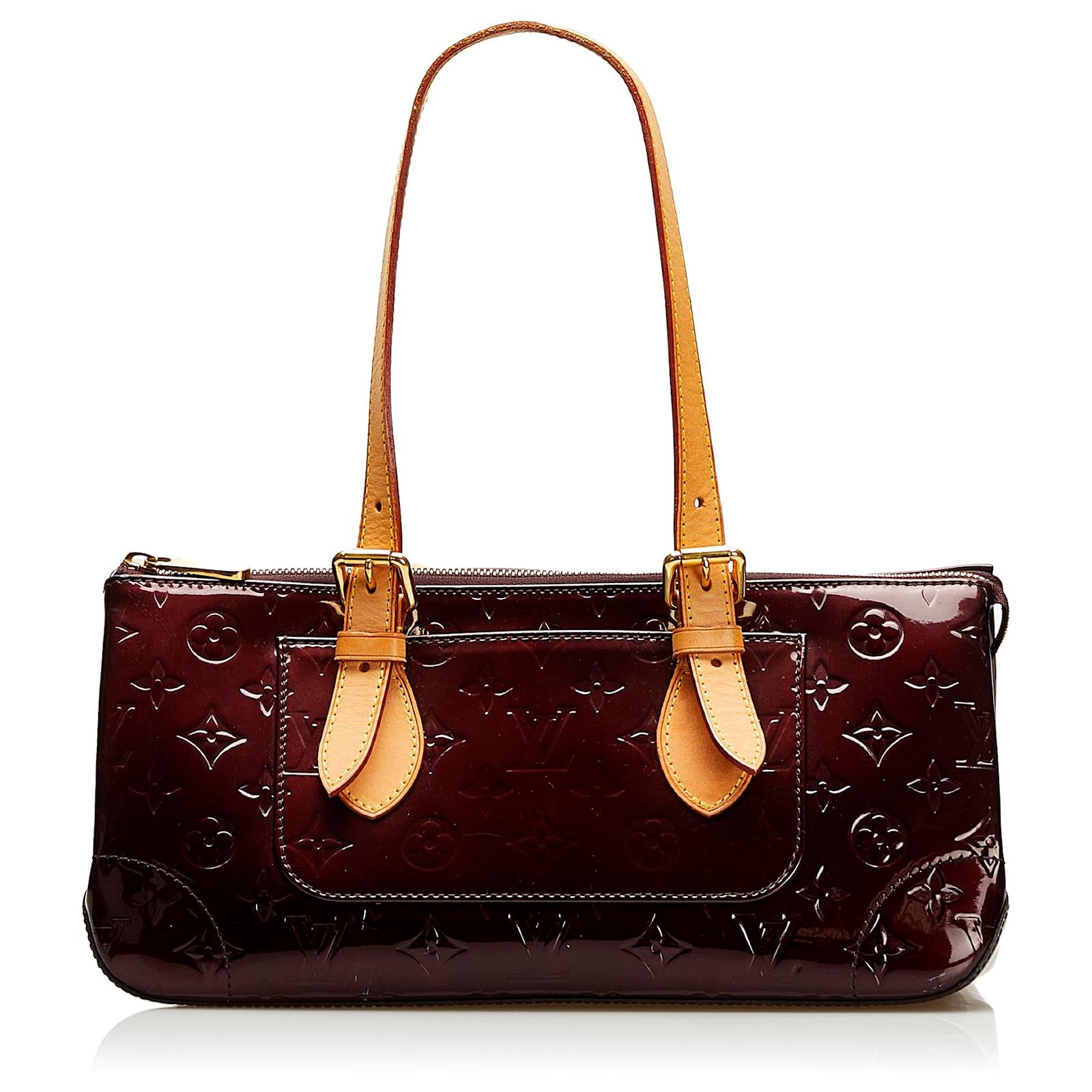 Louis Vuitton Purple Monogram Vernis Rosewood Avenue Leather Patent leather  ref.932163 - Joli Closet