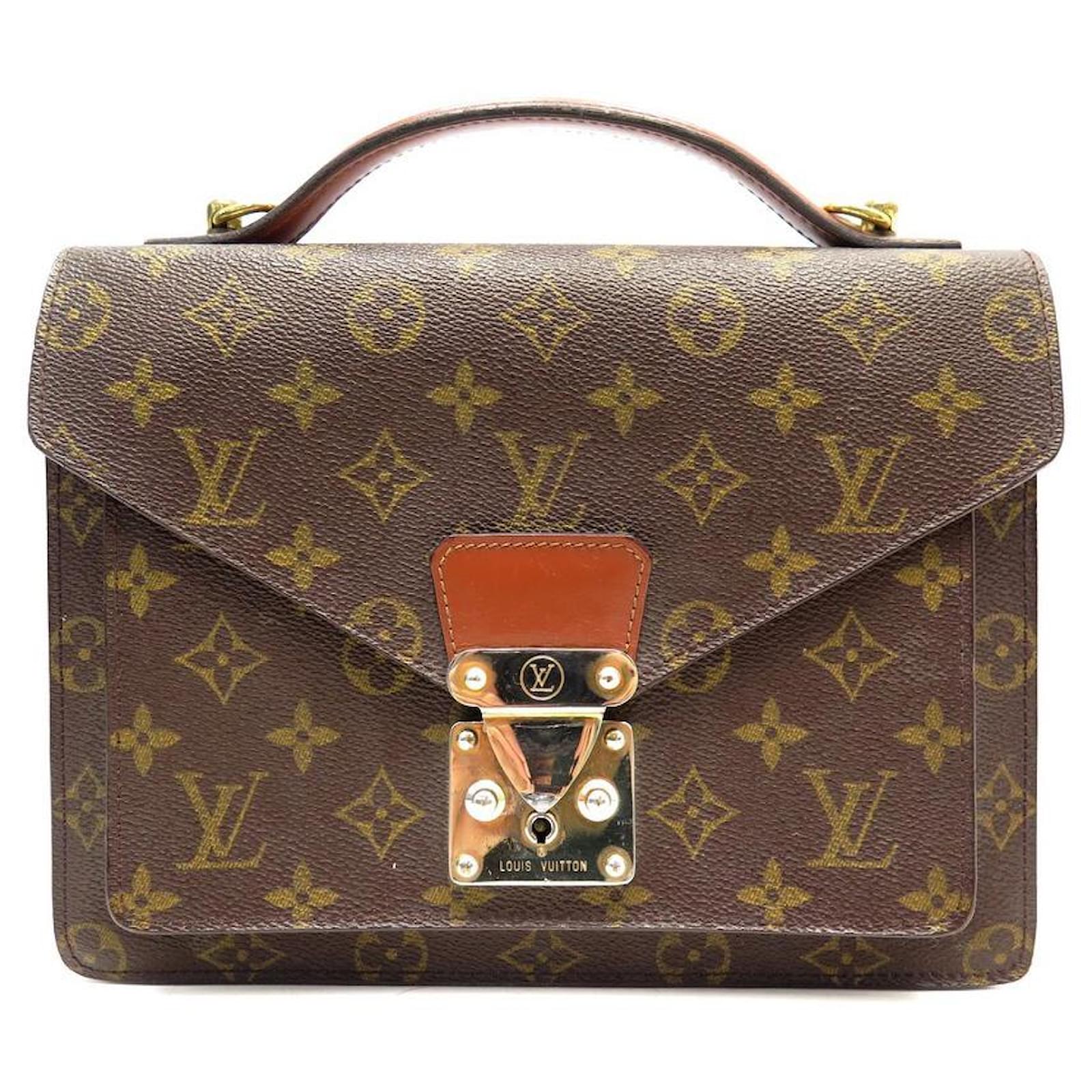 LOUIS VUITTON Vintage Monceau Satchel Bag