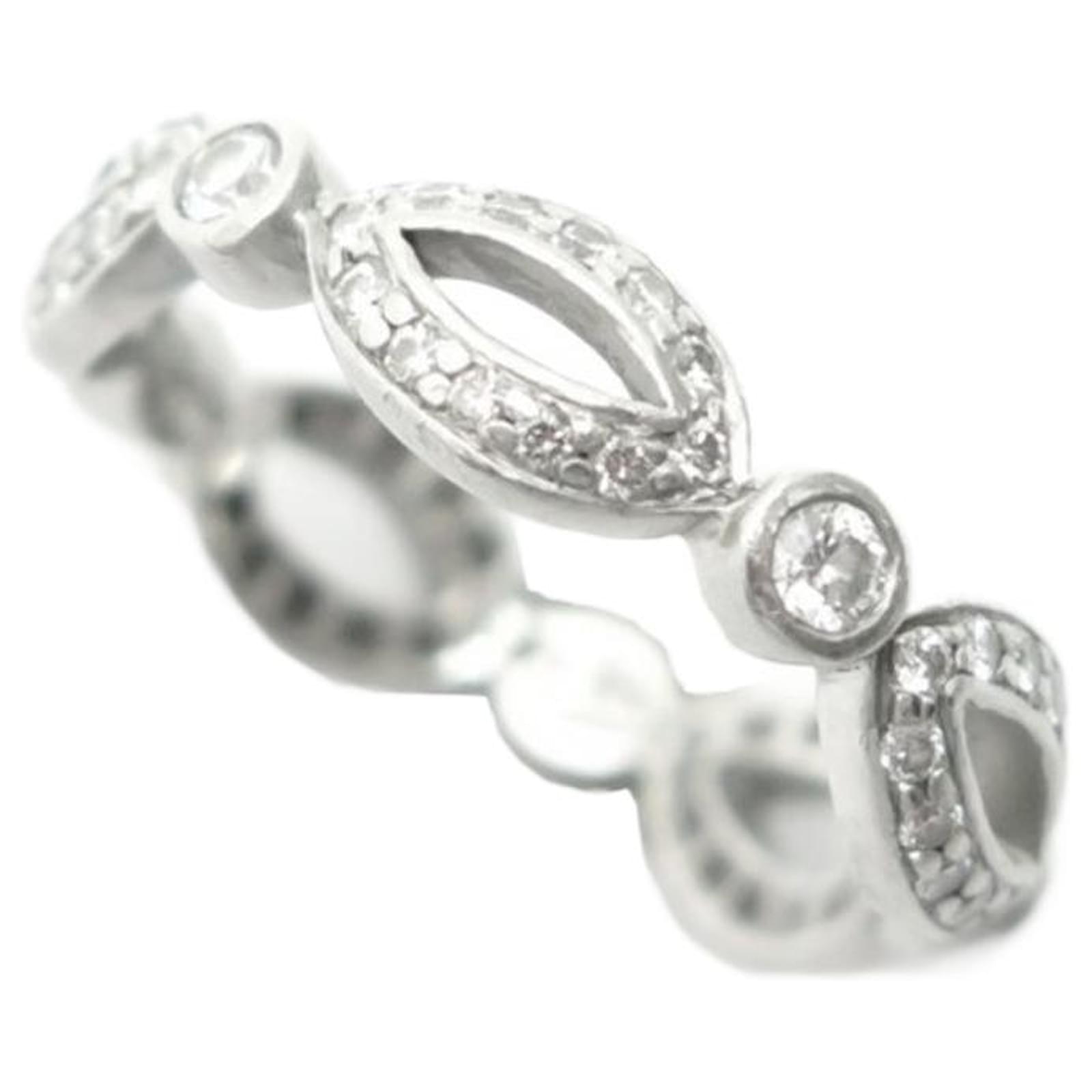 TIFFANY & CO TRING 50 EN PLATINO Y 65 ANILLO DE DIAMANTES DE 