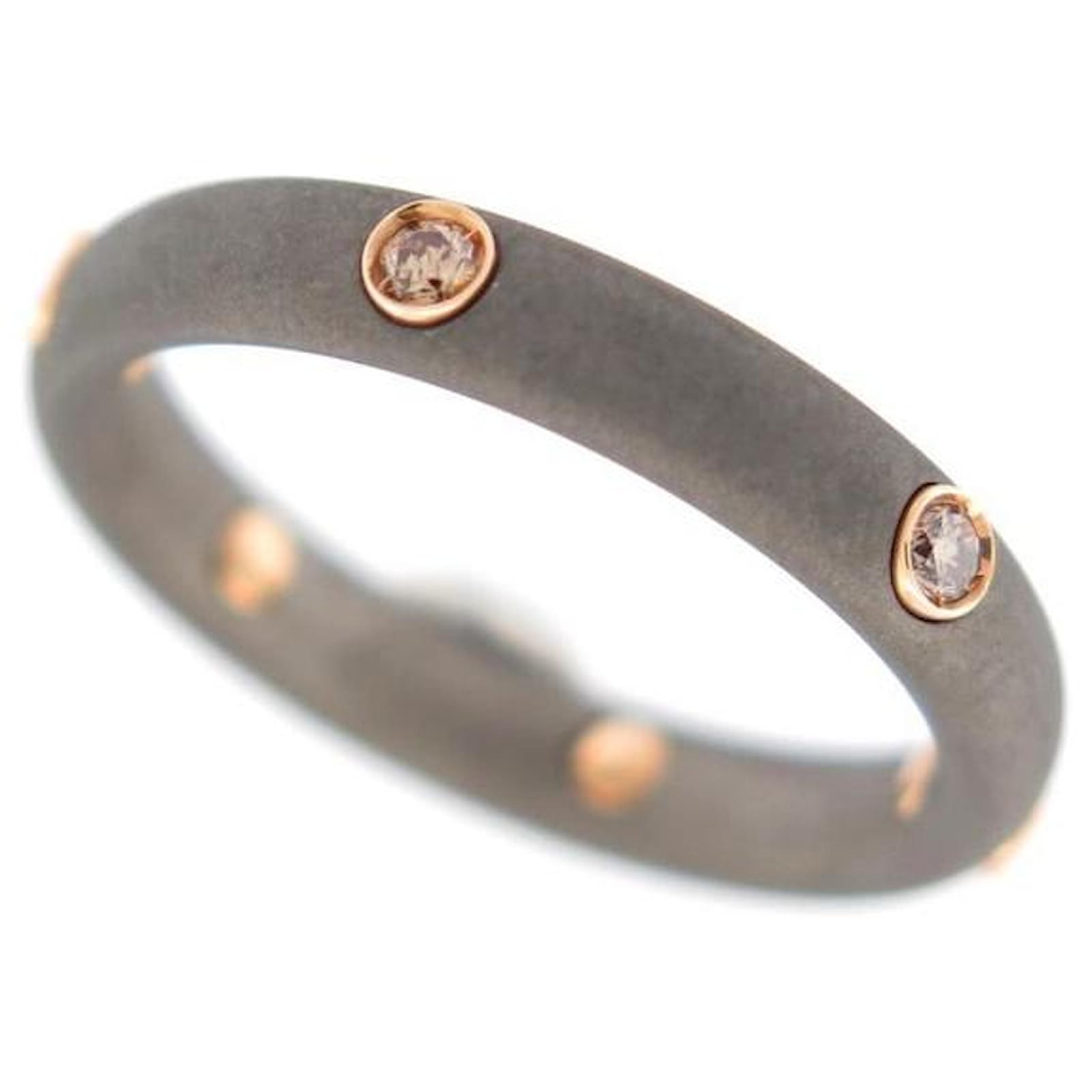 NUOVO ANELLO POMELLATO TITANIO T-diamanti54