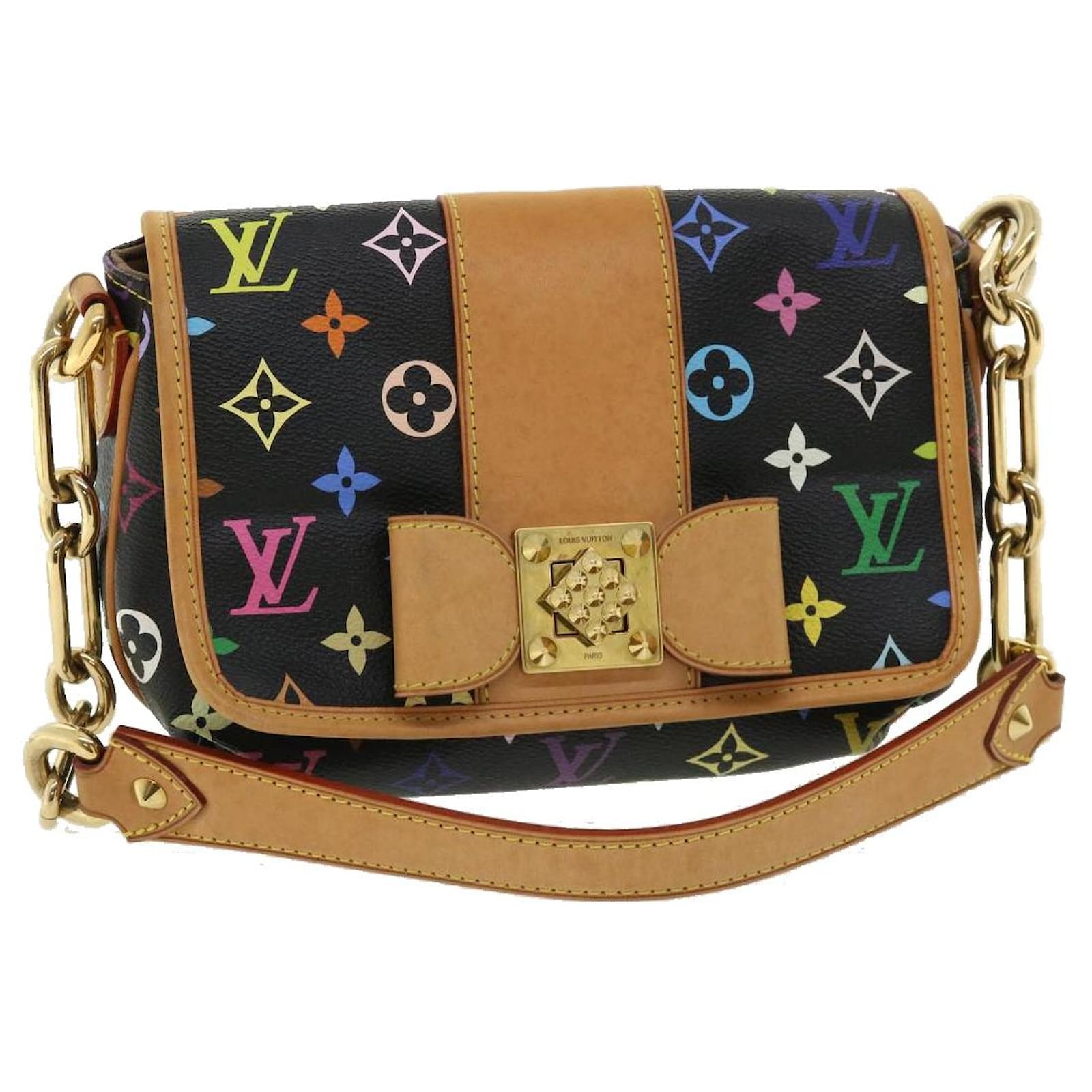 Louis Vuitton Monogram Multicolore Patti Bag - Black Shoulder Bags