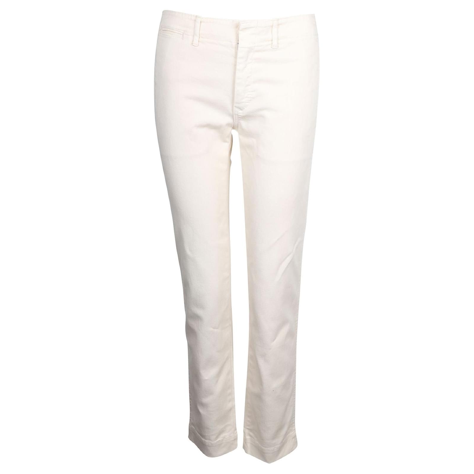 Ralph lauren sales white pants womens