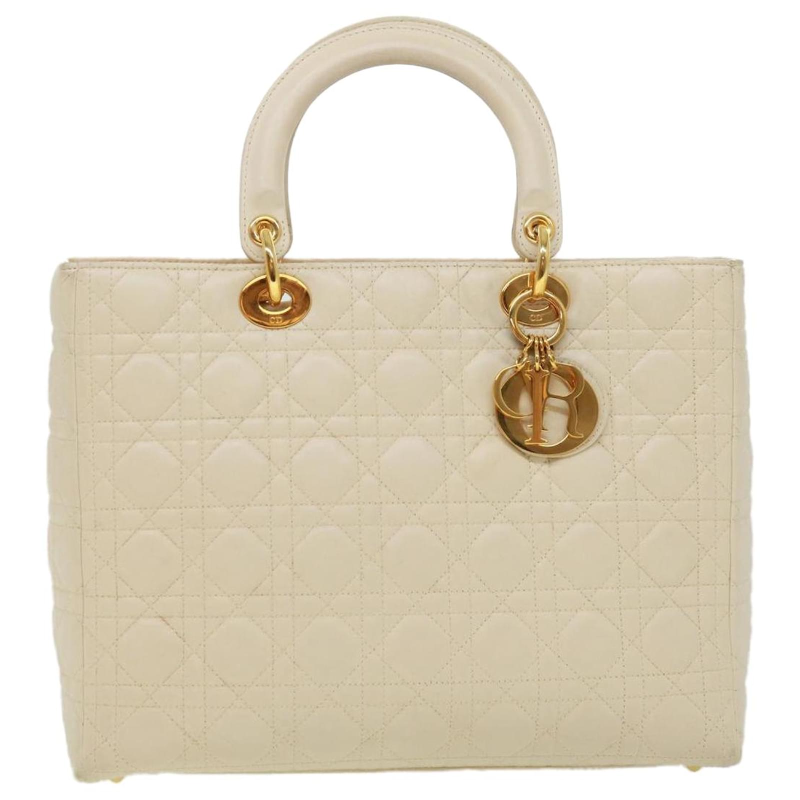 Dior Lady Dior Beige Leather ref.724015 - Joli Closet