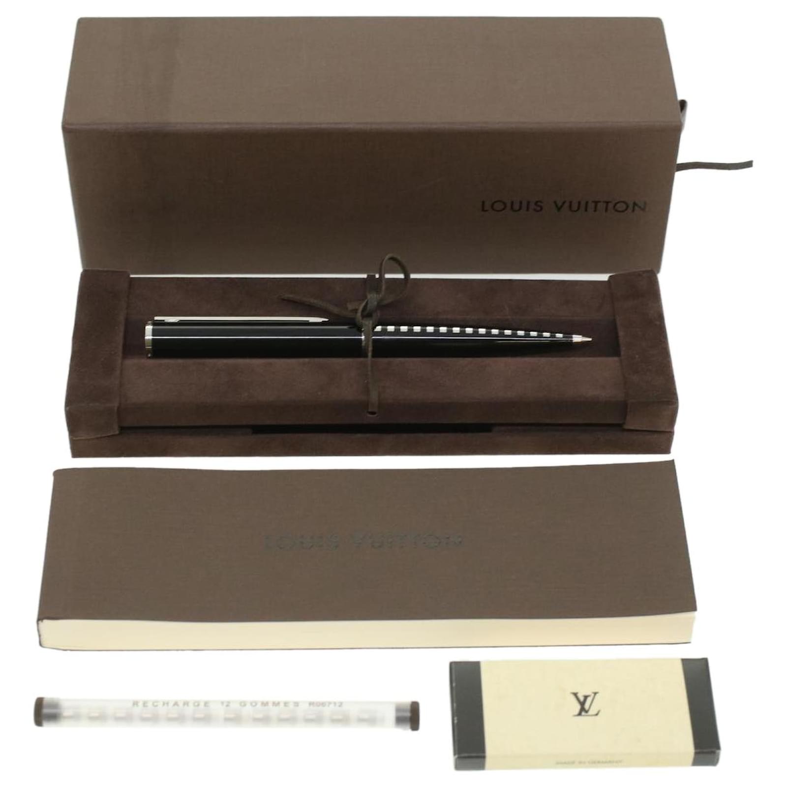 LOUIS VUITTON mechanical pencil Black N79252 LV Auth fm1832 Metal