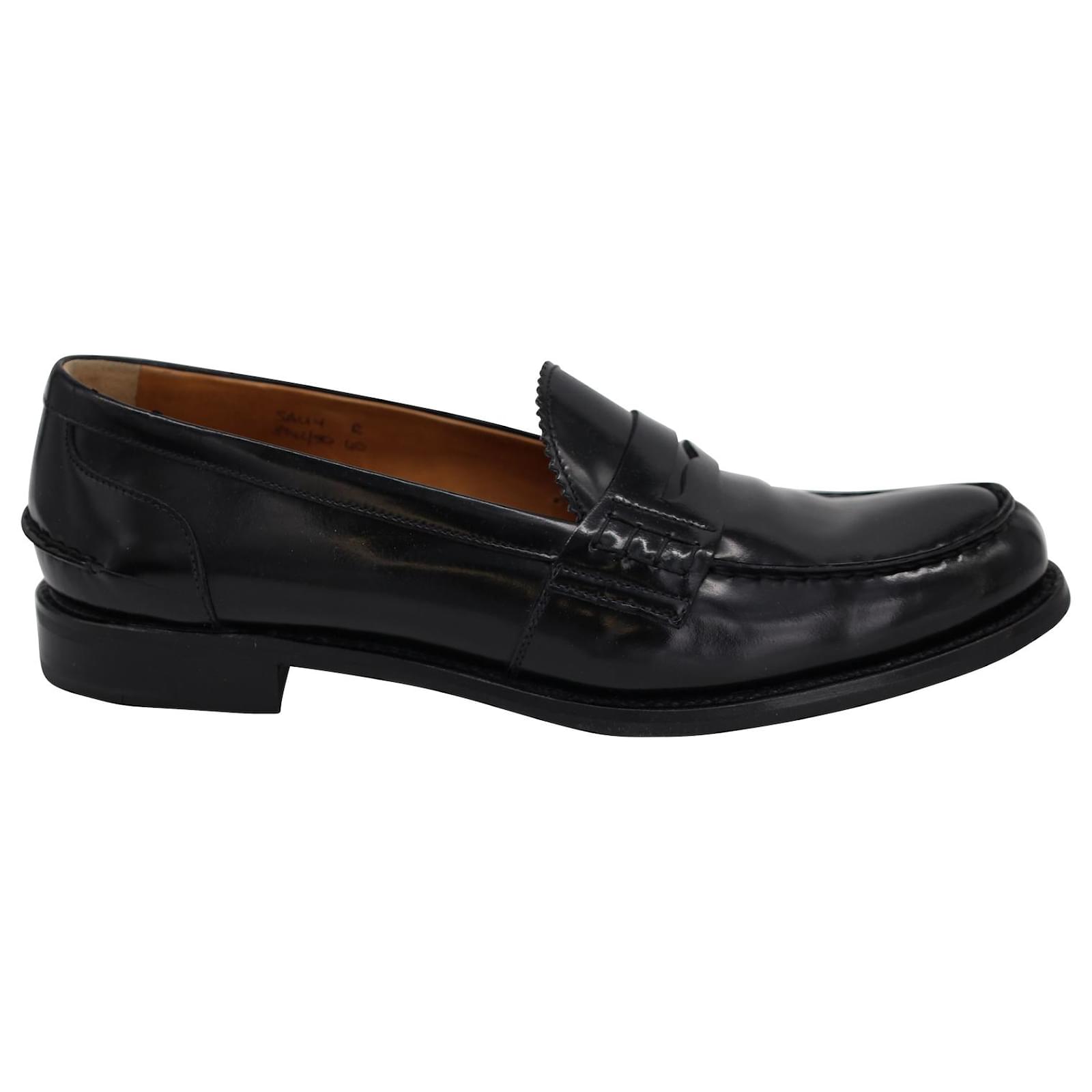 Church's Pembrey Loafers in Black Polished Leather ref.724229 - Joli Closet