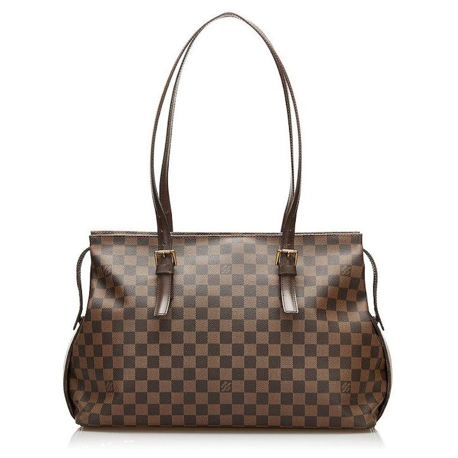 Louis Vuitton Damier Ebene Chelsea MM Tote Bag