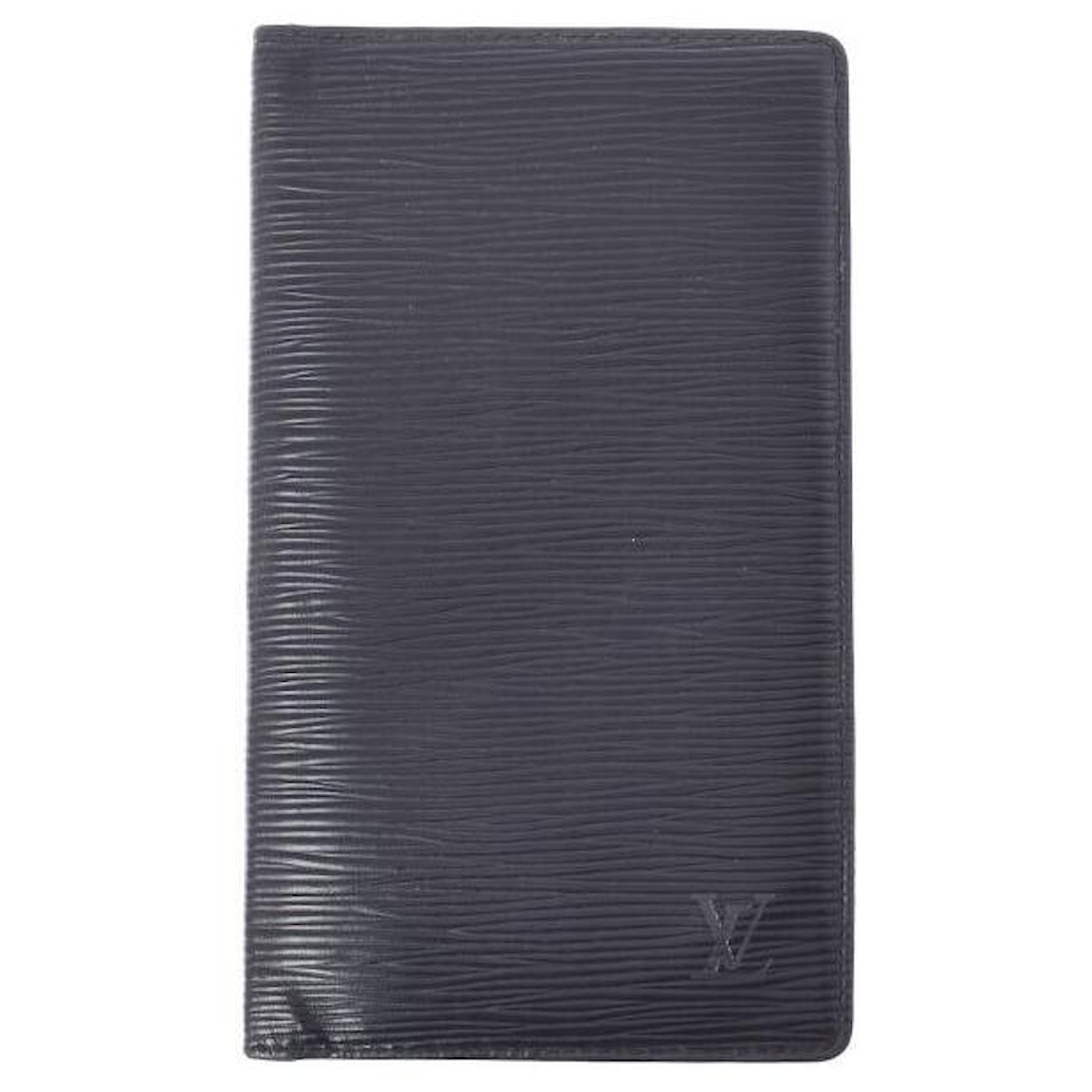 Louis Vuitton Portefeuille James Black Leather ref.250918 - Joli Closet