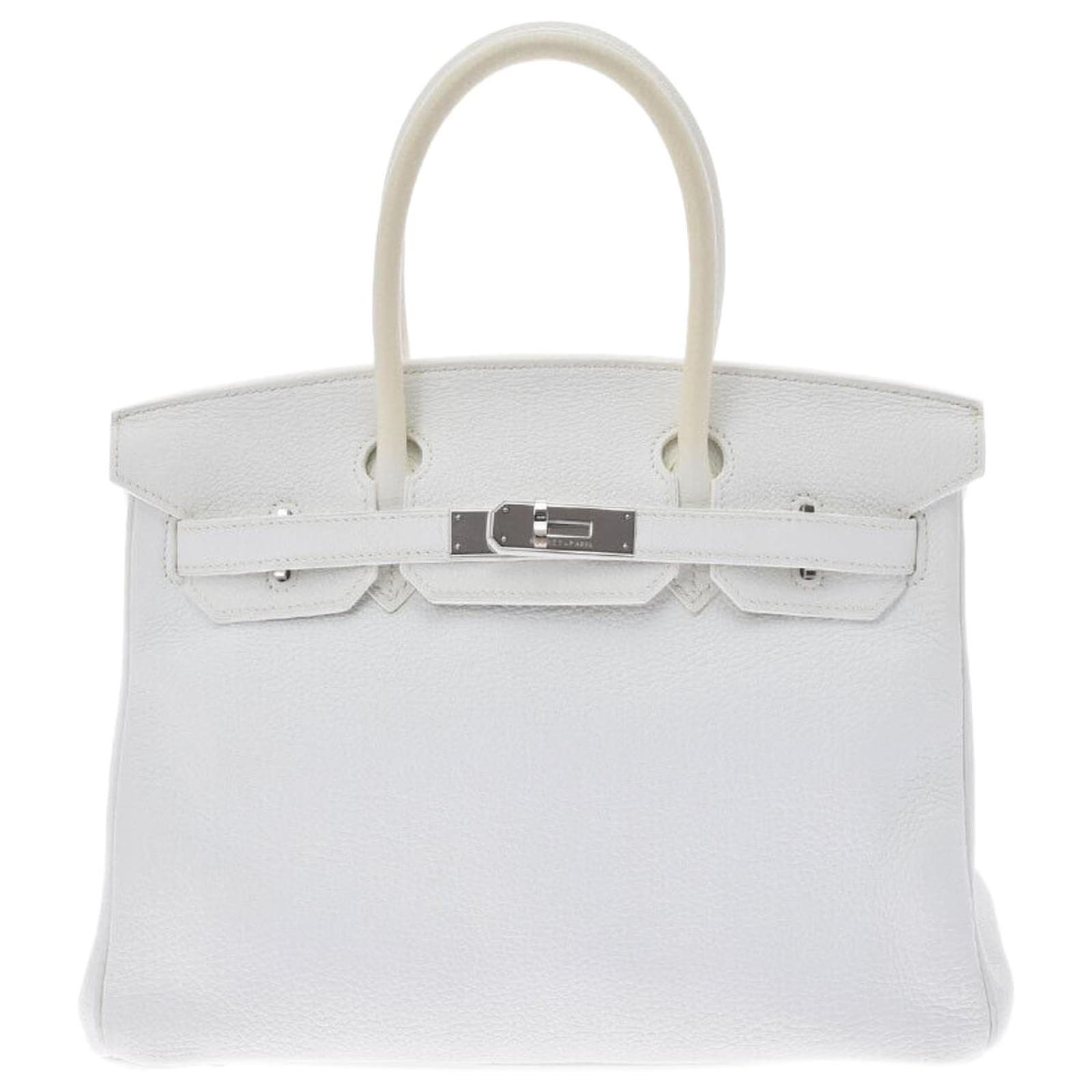 Hermès Birkin 30 White Leather ref.725261 - Joli Closet