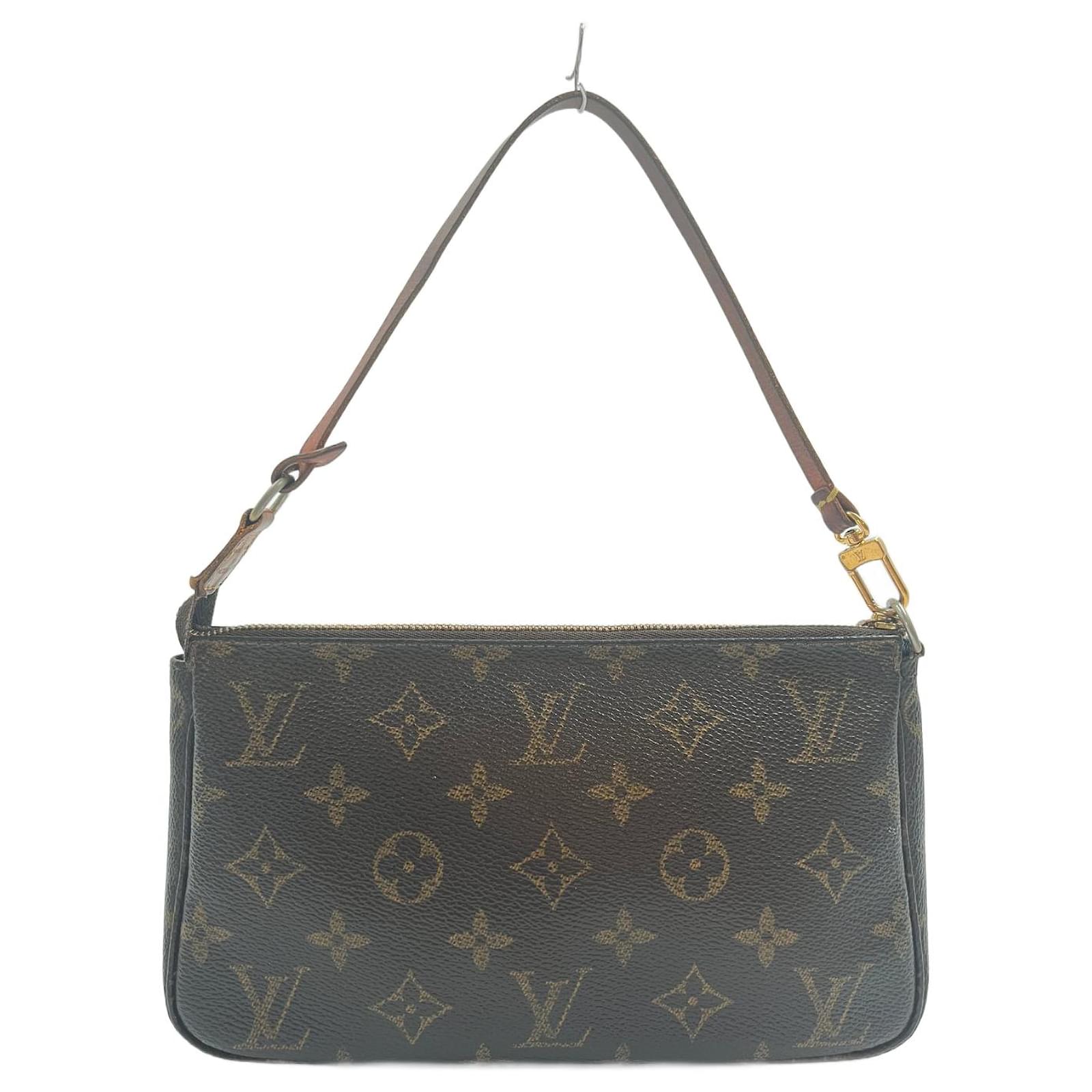 Louis Vuitton Pochette Accessories Monogram in Coated Canvas with
