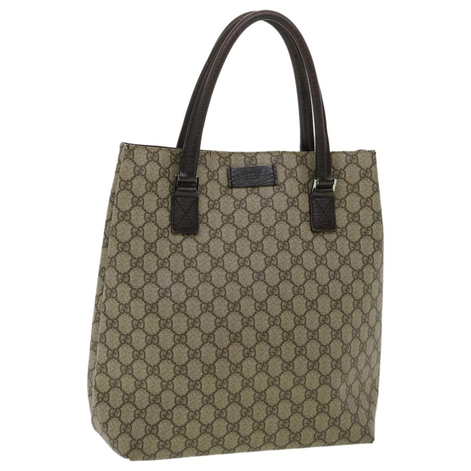 Grand Sac Cabas En Cuir Et PVC - Noir - État Quasi Neuf - Occasion